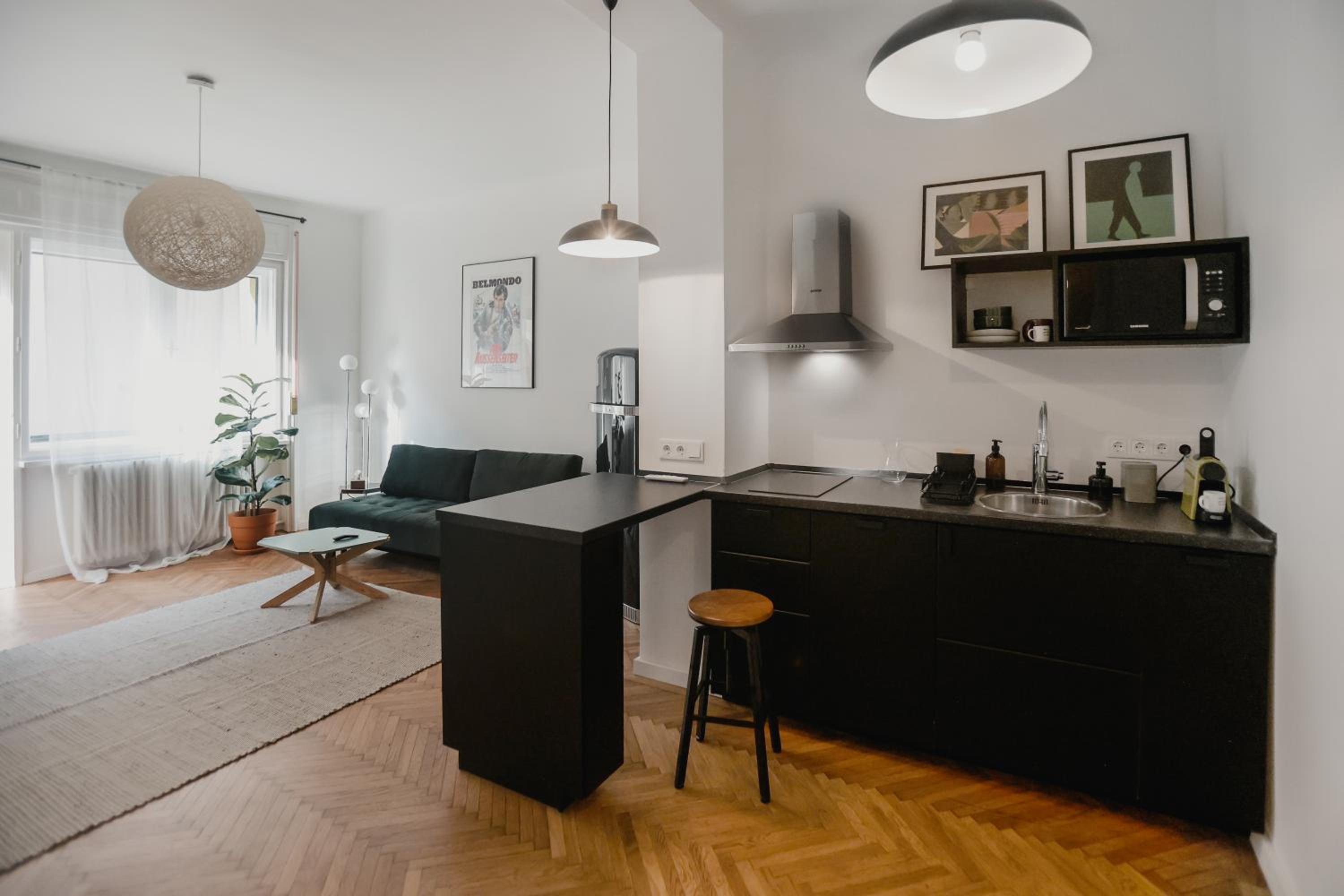New 1BDR Modern Bauhaus flat