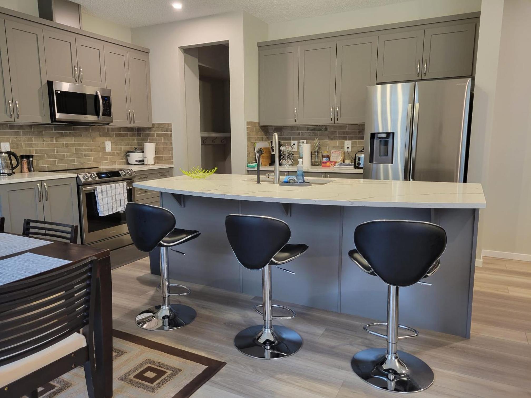 A cozy 3 bedroom new house with 2 living rooms
