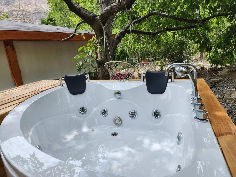 Cabaña de montaña (jacuzzi exterior)