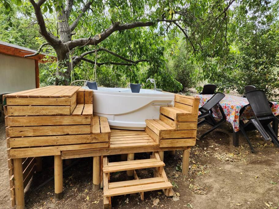 Cabaña de montaña (jacuzzi exterior)