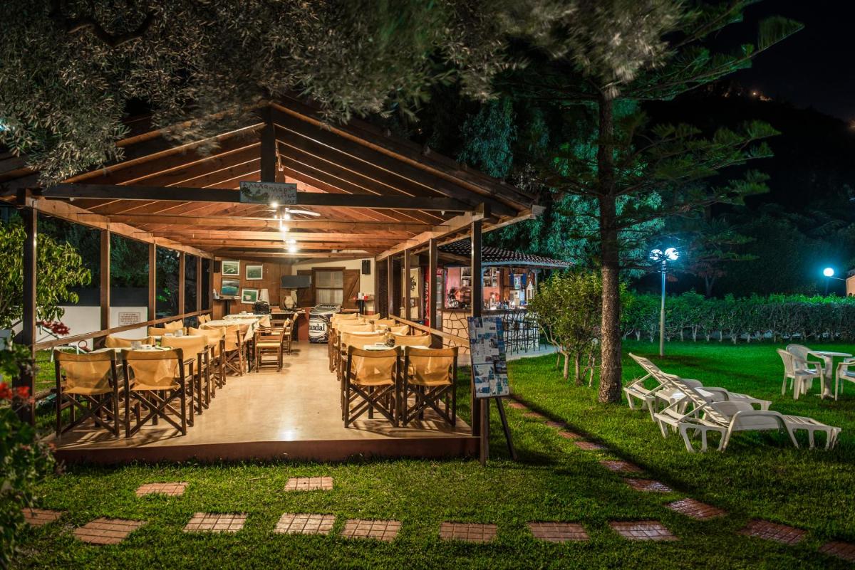 outdoor BBQ area