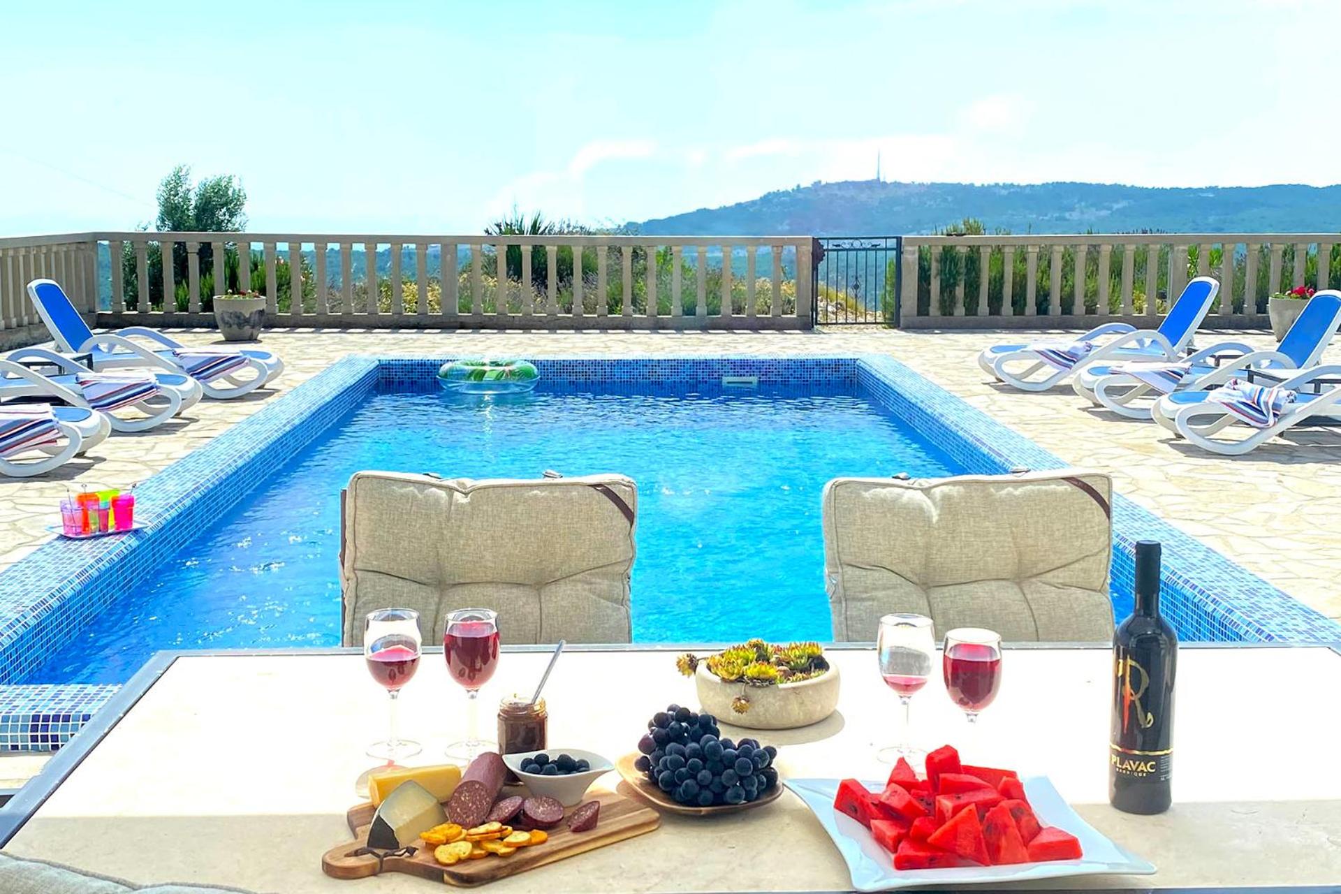 Luxury Villa Lule with private pool near Dubrovnik