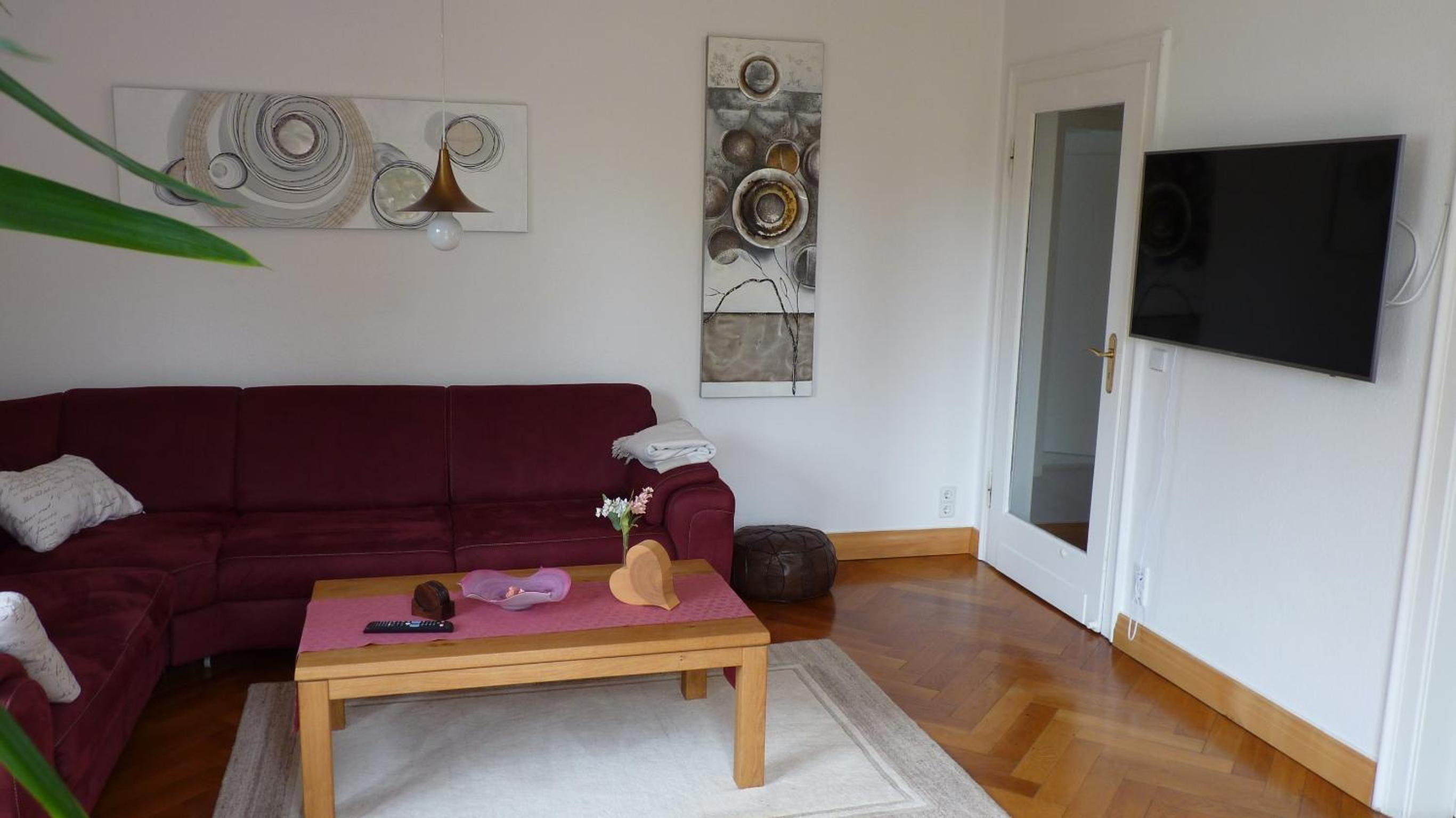 Ferienwohnung & Apartment Kunsthaus Panorama mit Balkon