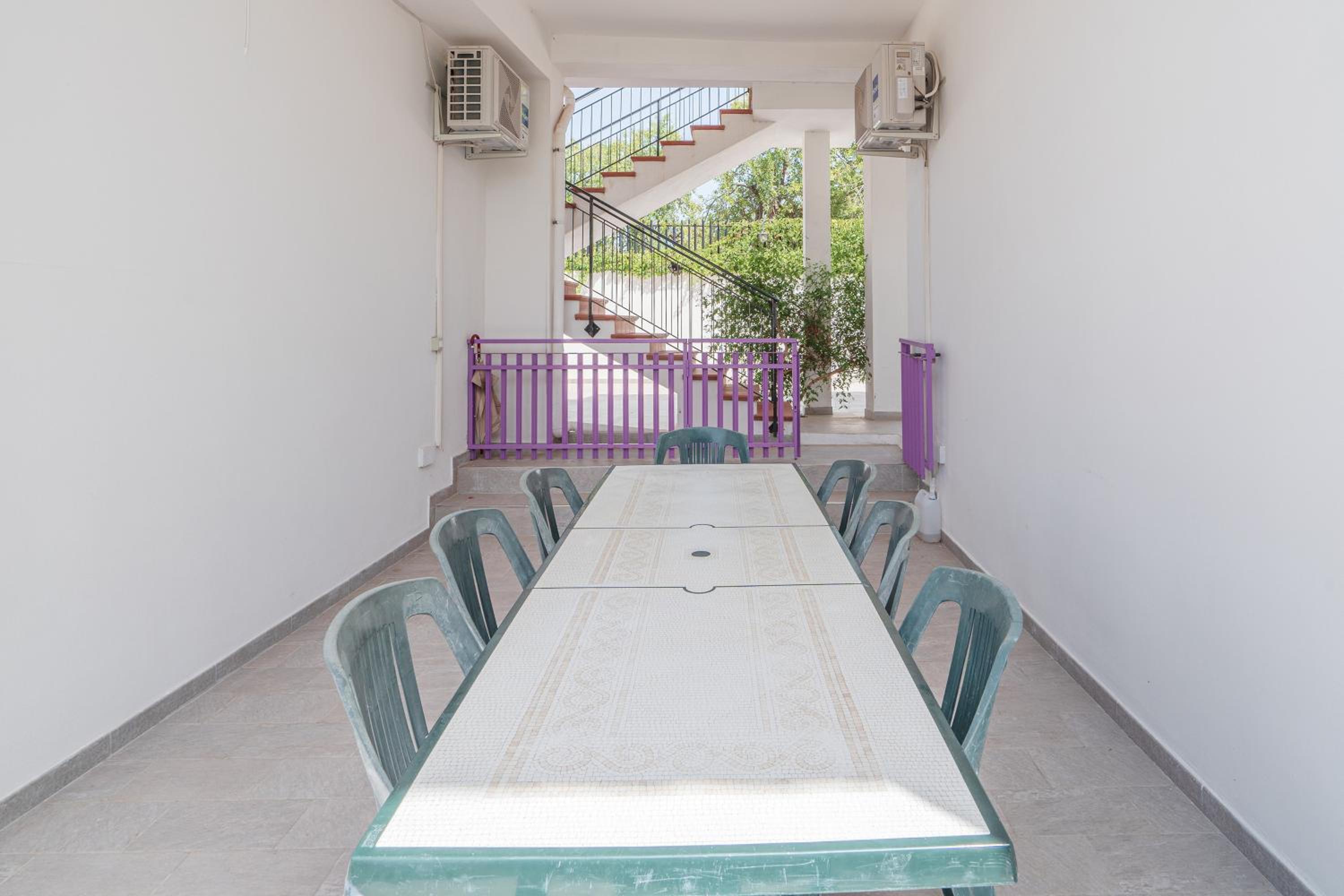 Appartamento con vista piscina