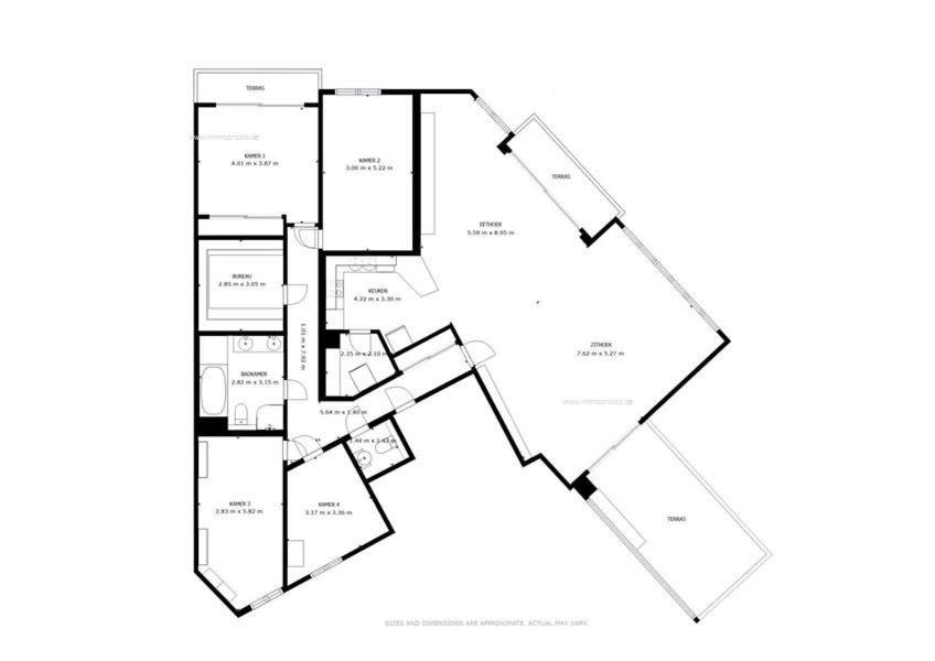 Luxury penthouse in the center of Ostend T101