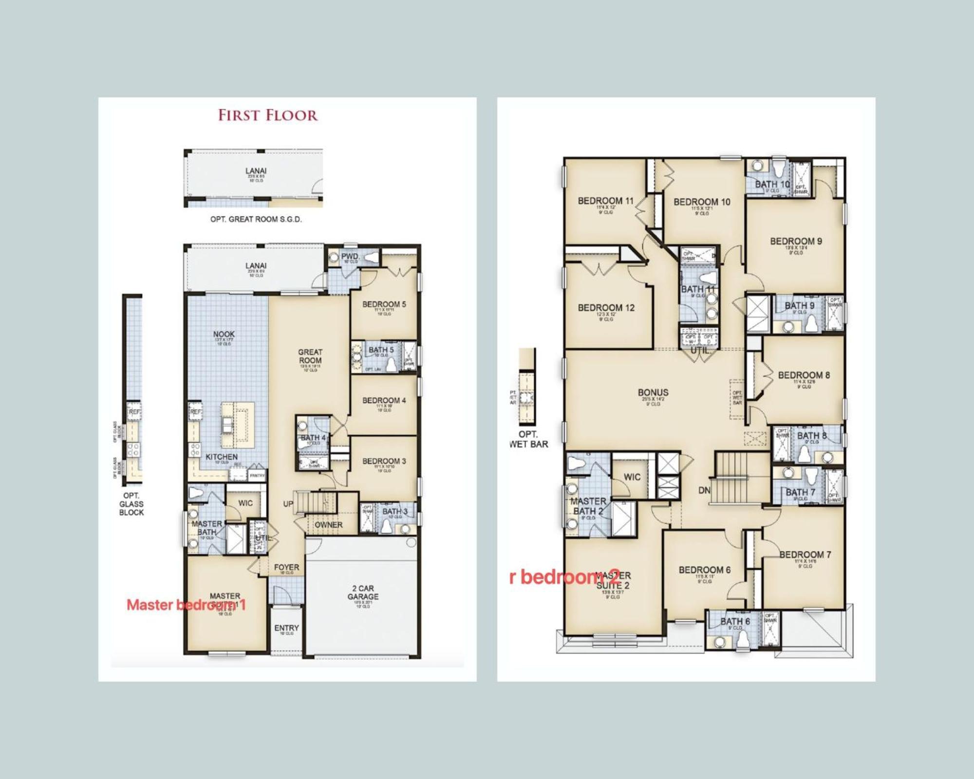 Luxurious 12br Home with 10 suites and Swimming Pool view 3