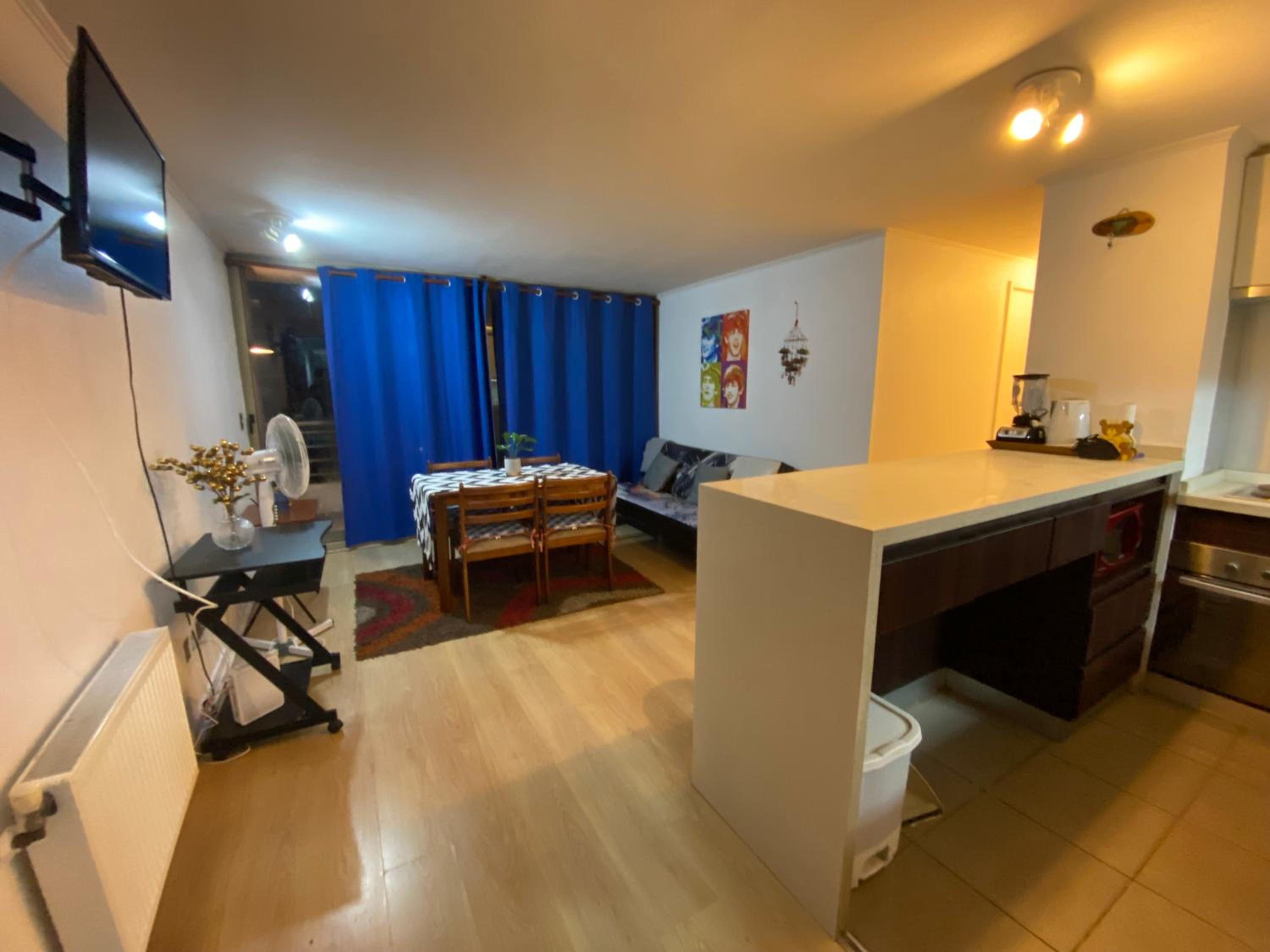 Agradable departamento, frente a la Quinta Vergara
