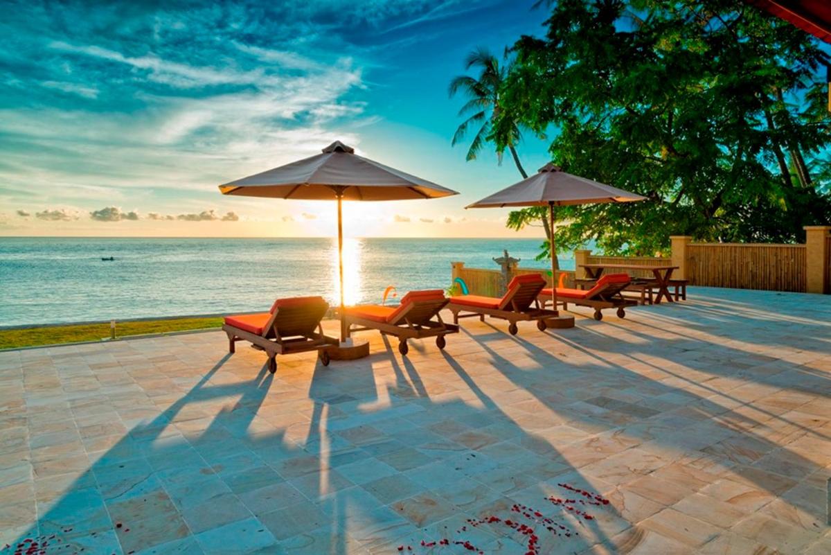 outdoor BBQ area