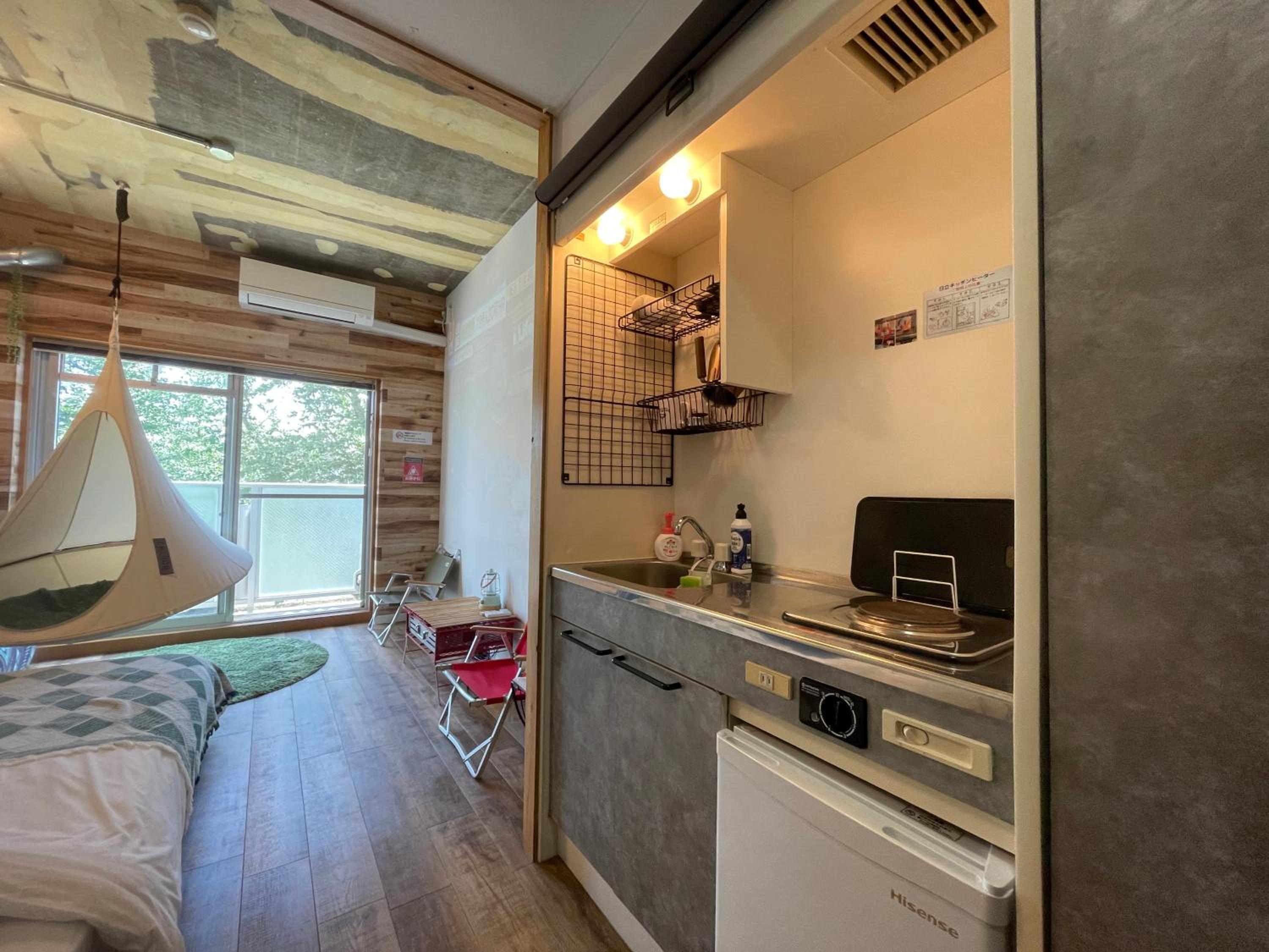 365BASE outdoor hostel