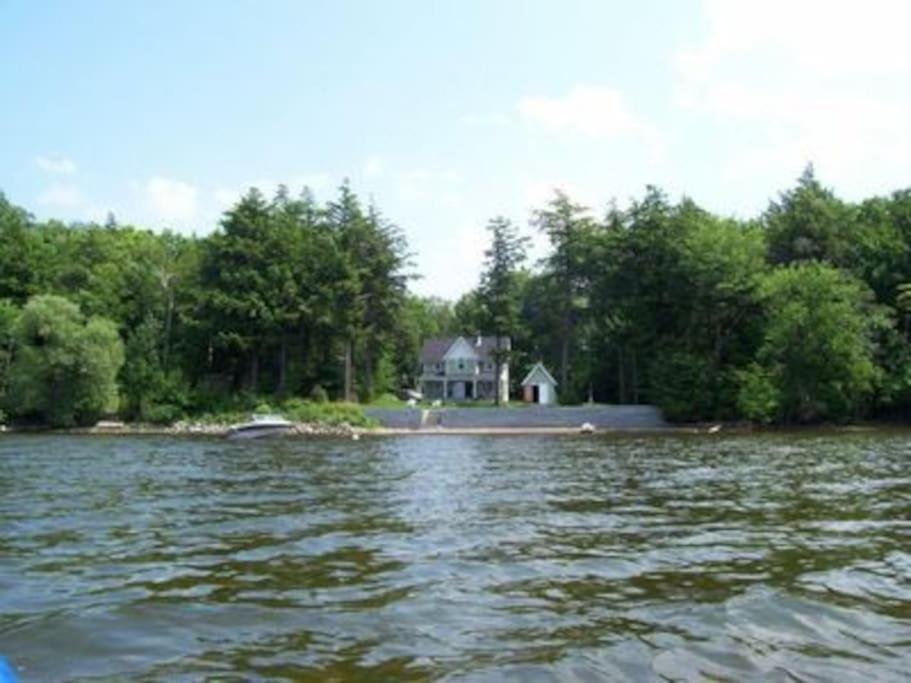 Luxury Lakefront Cottage Memphremagog on Newport Bike Path view 2