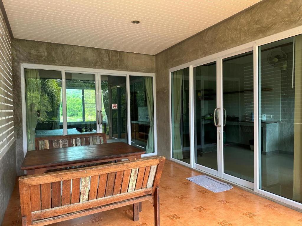 outdoor BBQ area