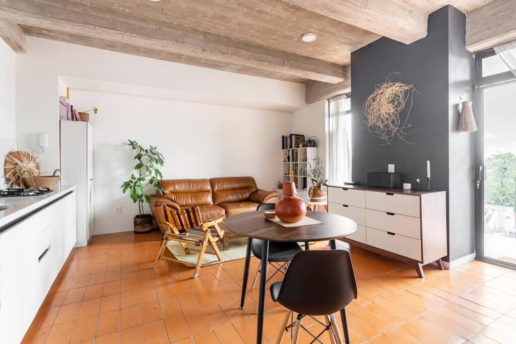Penthouse with private rooftop in Mexico City photo 2
