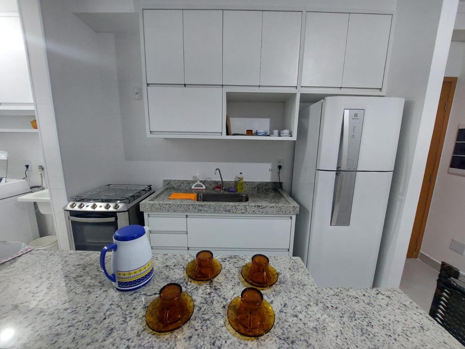 Apartamento Recanto Praia Grande - Mar, Ar, Churrasqueira, Piscina e Sauna