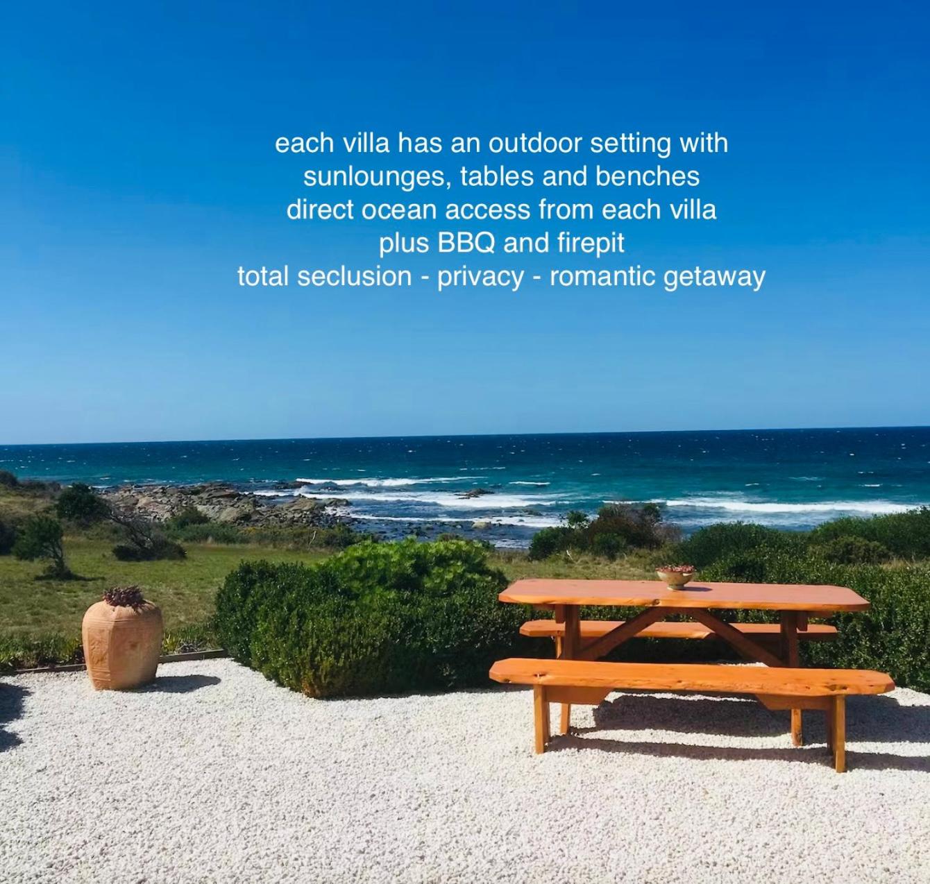 Saltwater - Absolute Oceanfront, Fire Pits, some Villas with Hot Tubs and Sauna