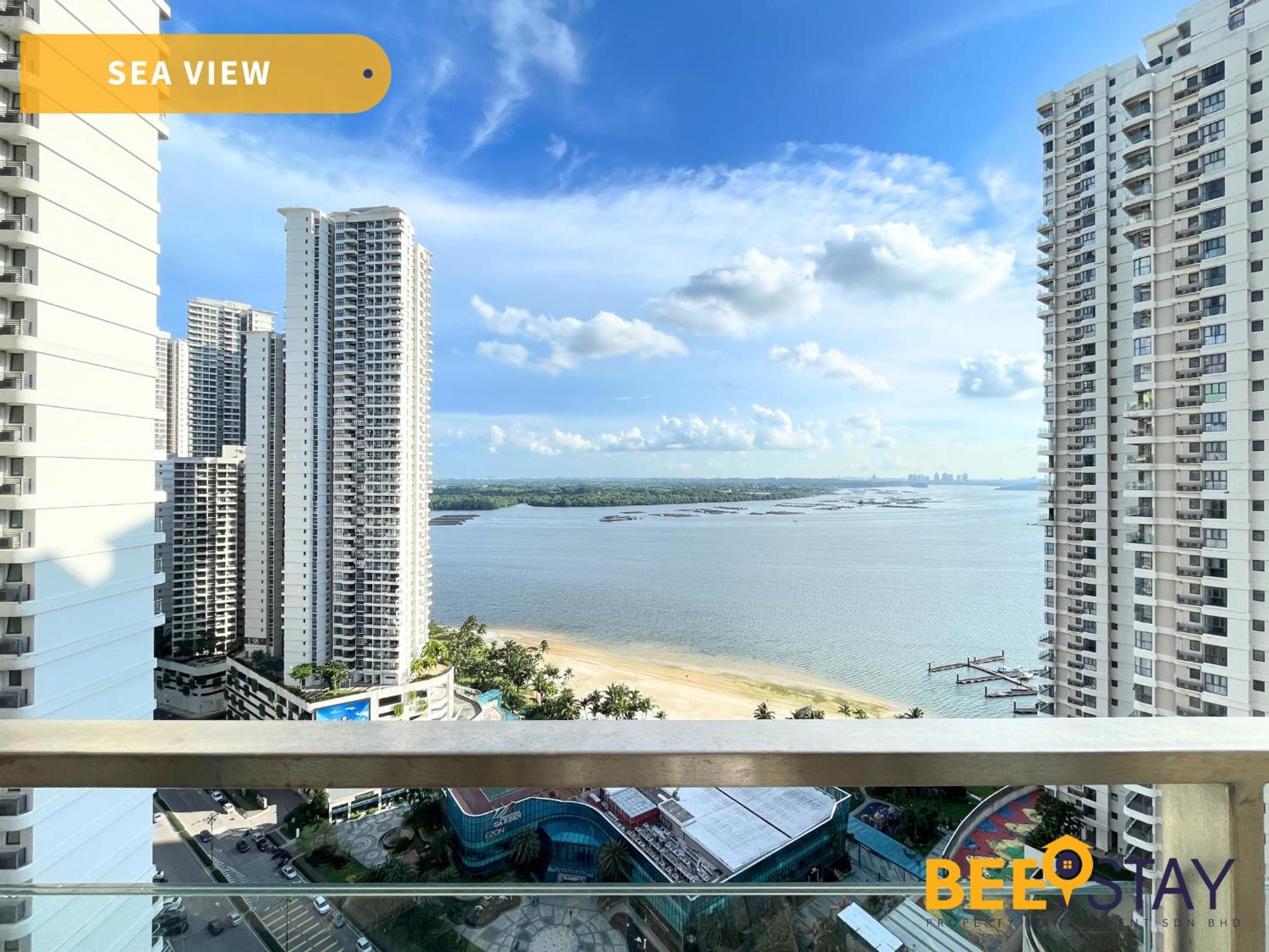 JB SeaView with Balcony Country Garden Danga Bay for 6 Pax