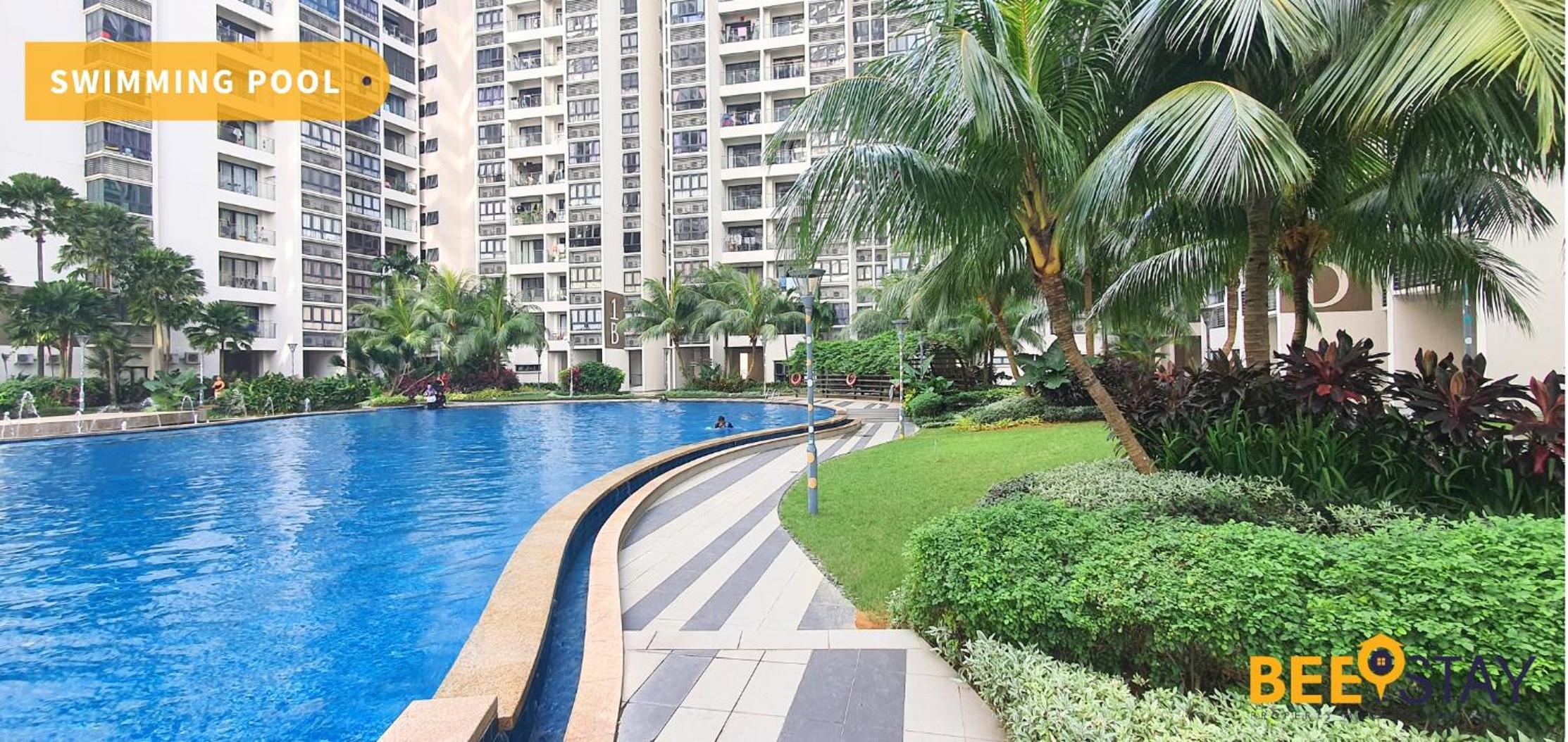 JB SeaView with Balcony Country Garden Danga Bay for 6 Pax