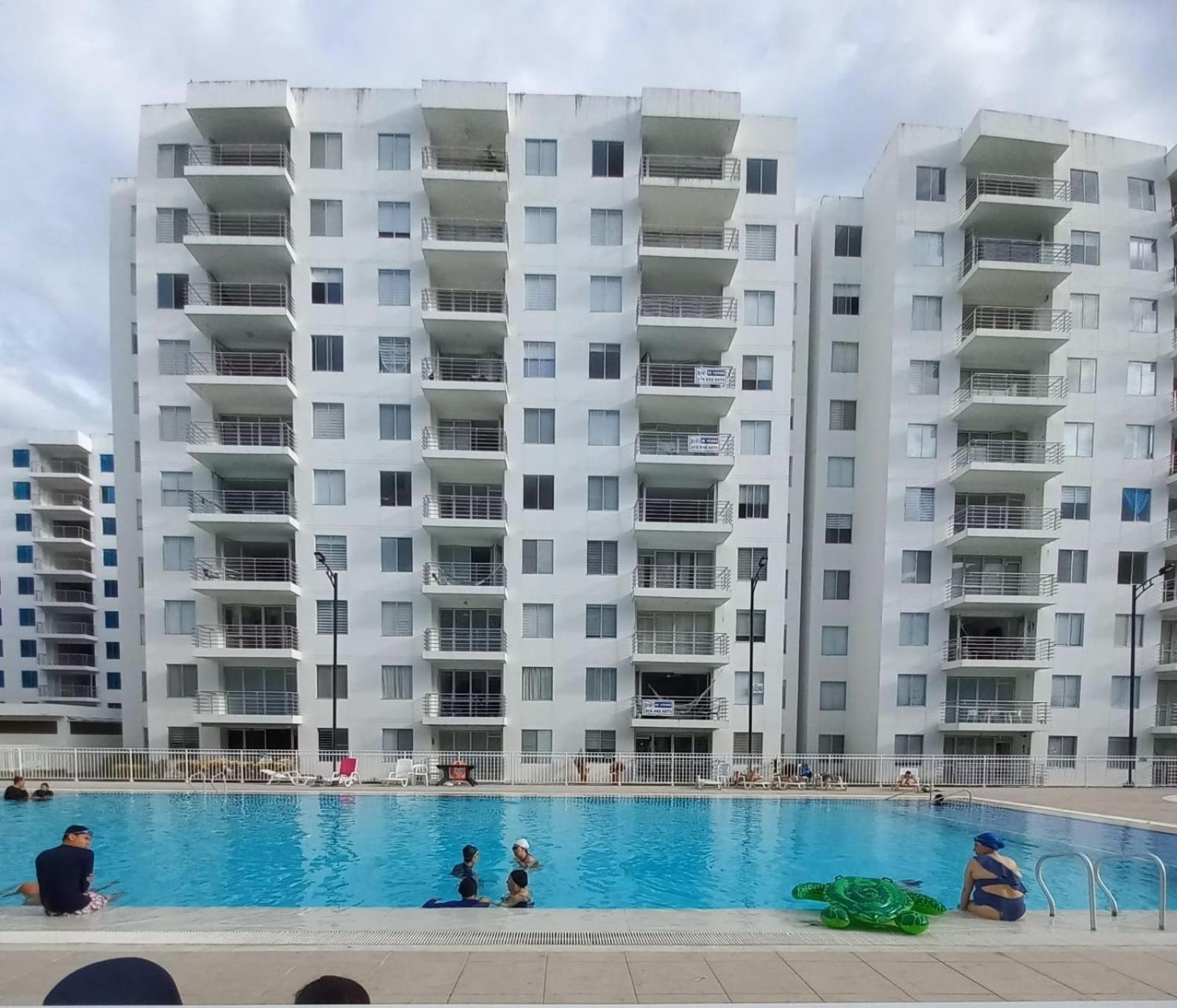 Apartamento Agualina Orange con vista a la piscina