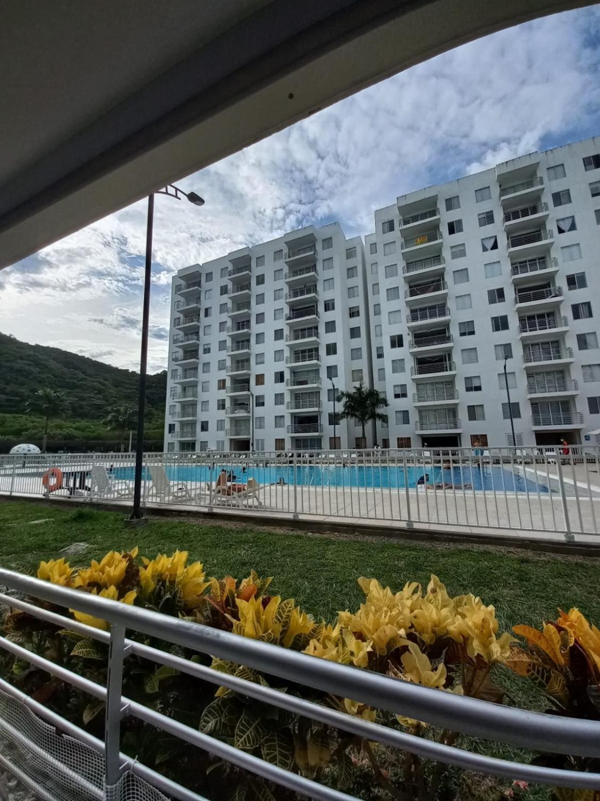 Apartamento Agualina Orange con vista a la piscina