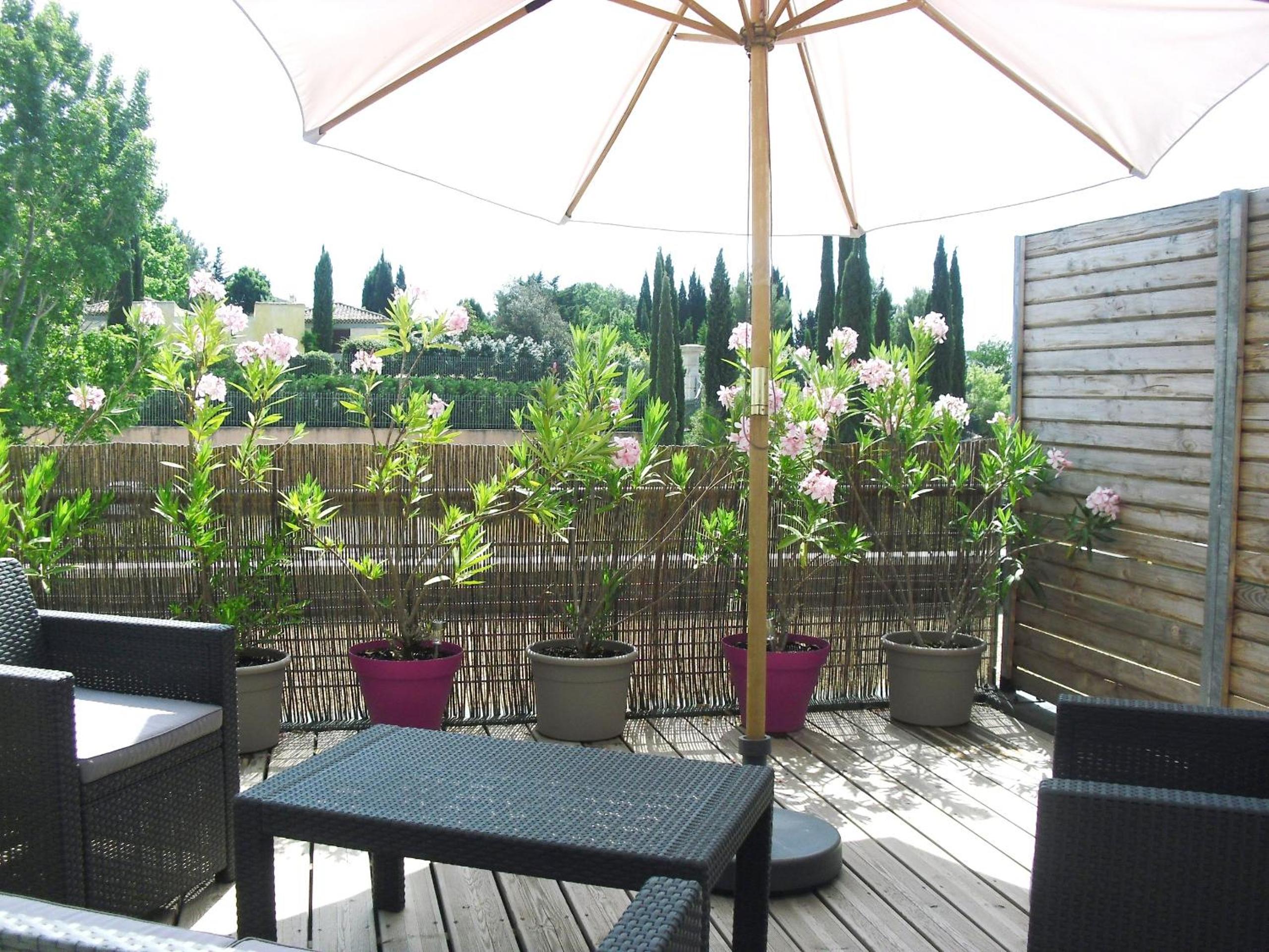 outdoor BBQ area