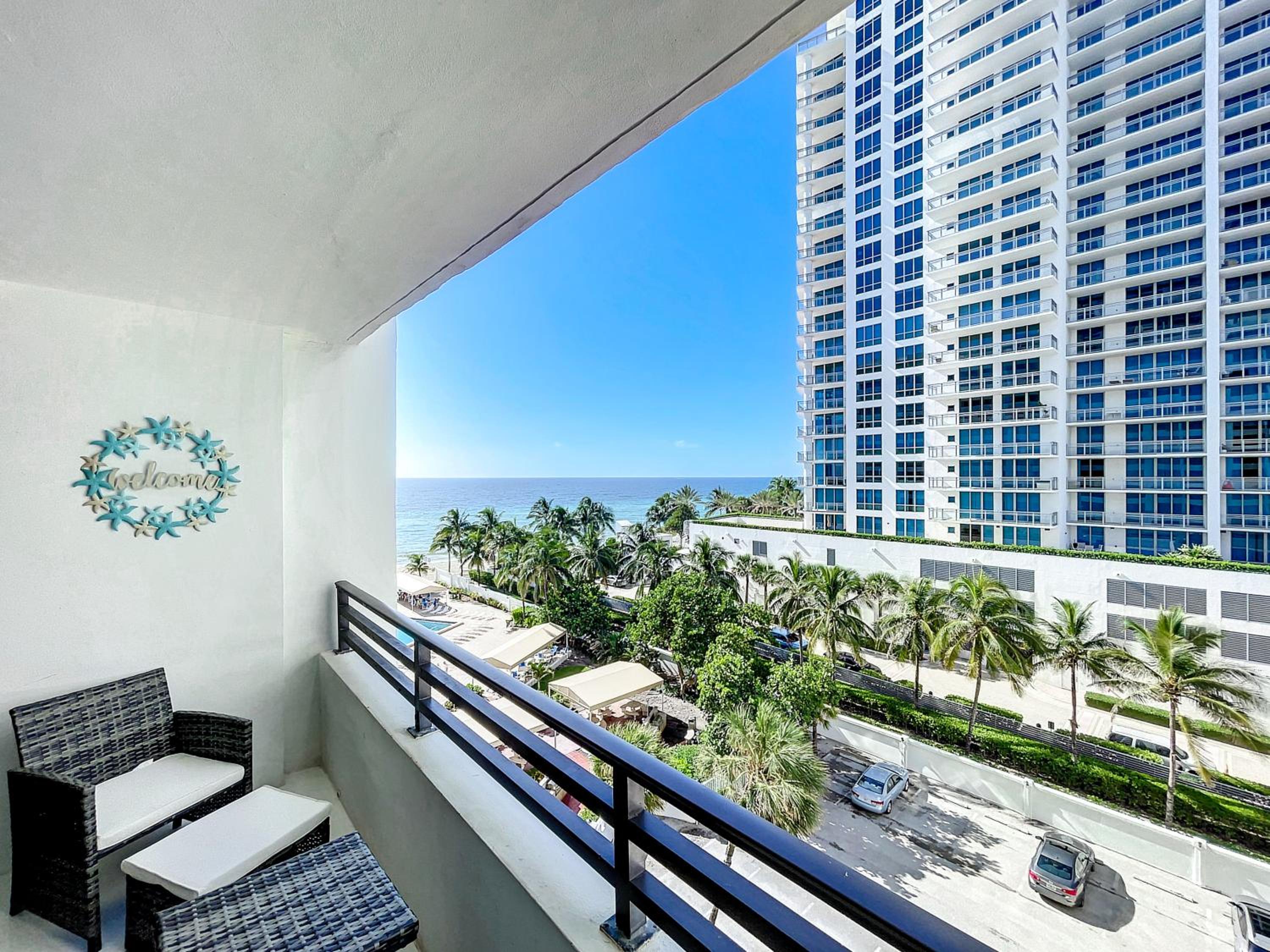 Beach Paradise a cozy ocean view condo on the beach with free parking view 5
