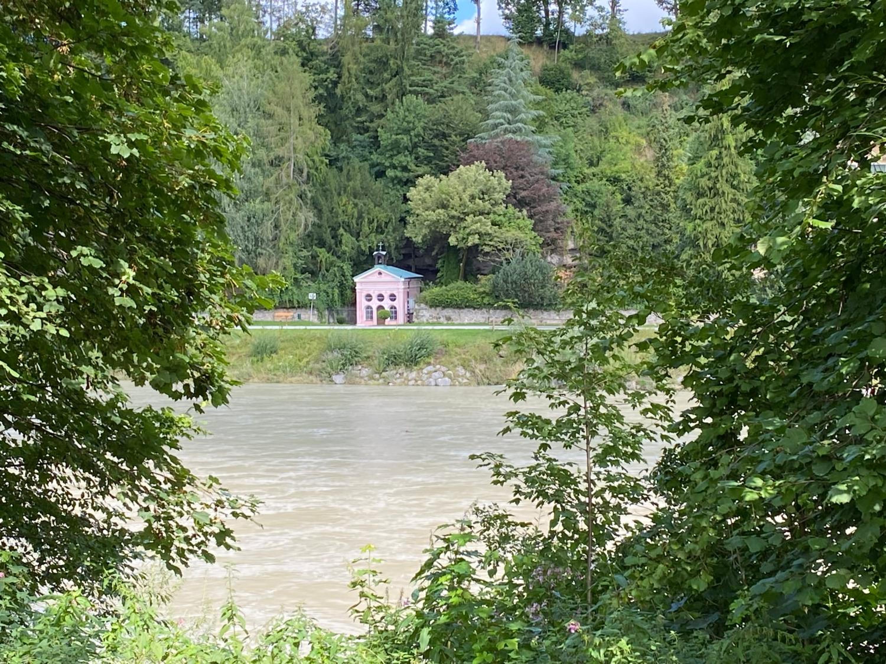 Ferienwohnung mit Salzachblick