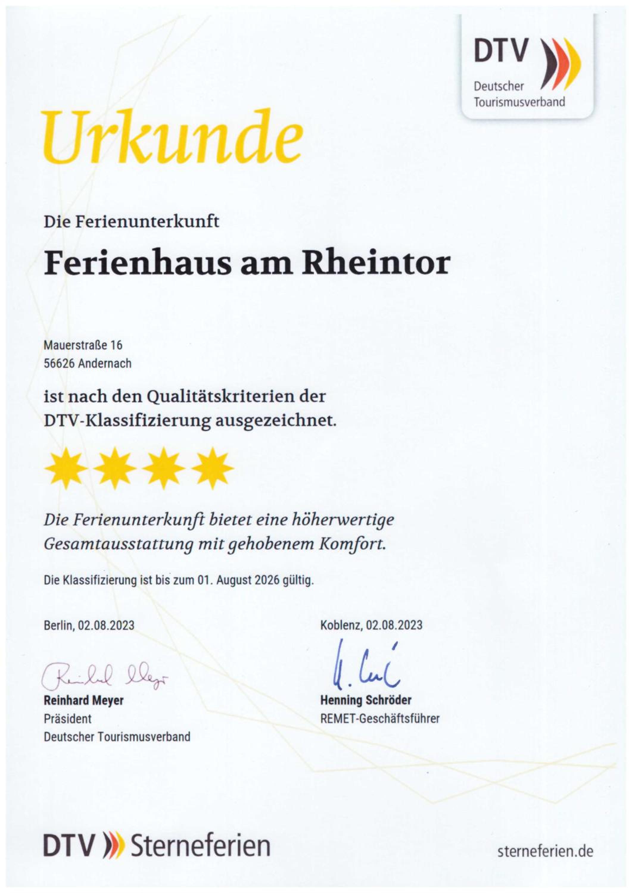 Ferienhaus am Rheintor