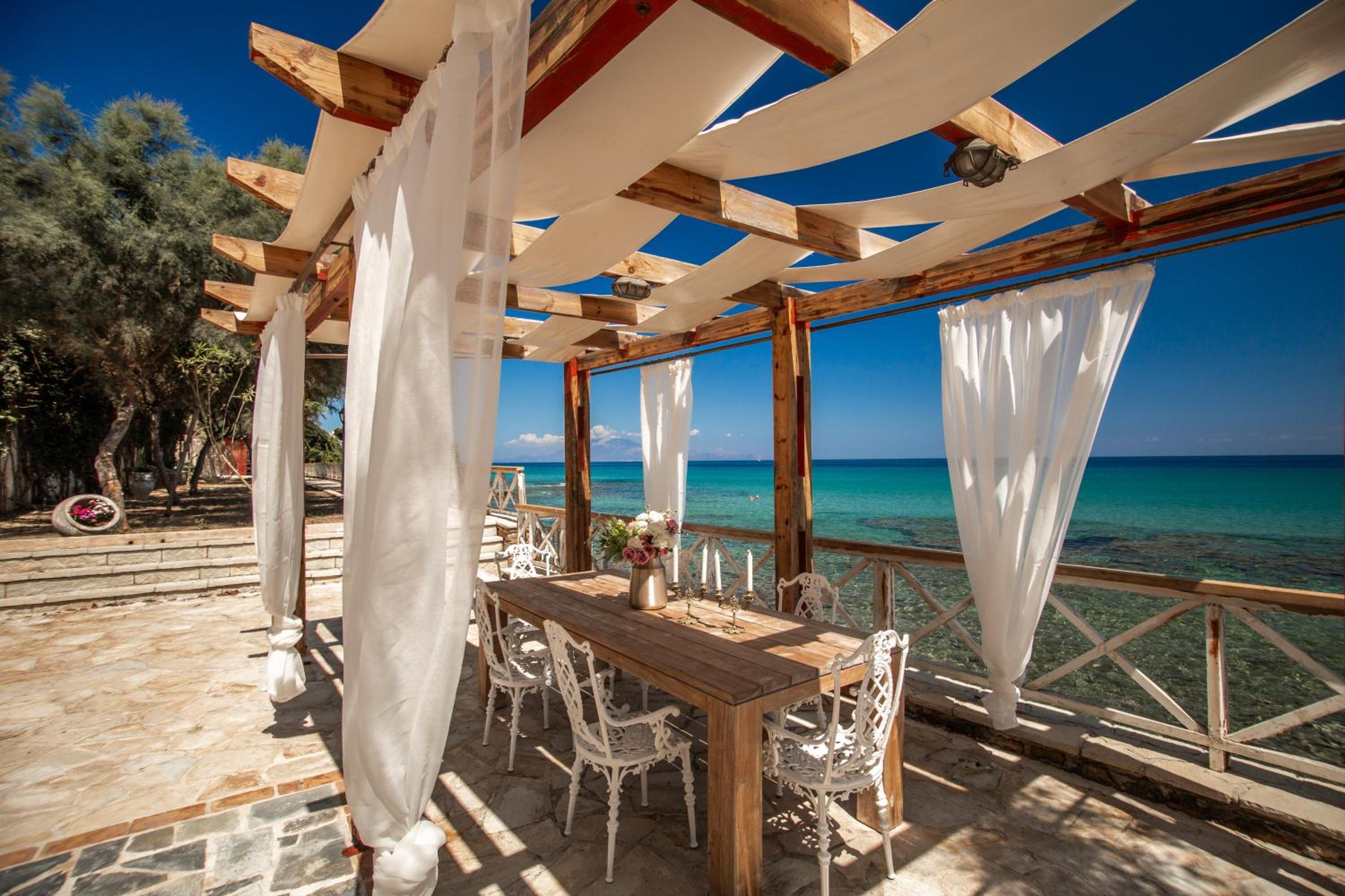 Luxury Beachfront Villa Margarita with Private Beach, Pool & Jacuzzi in Zakynthos photo 2