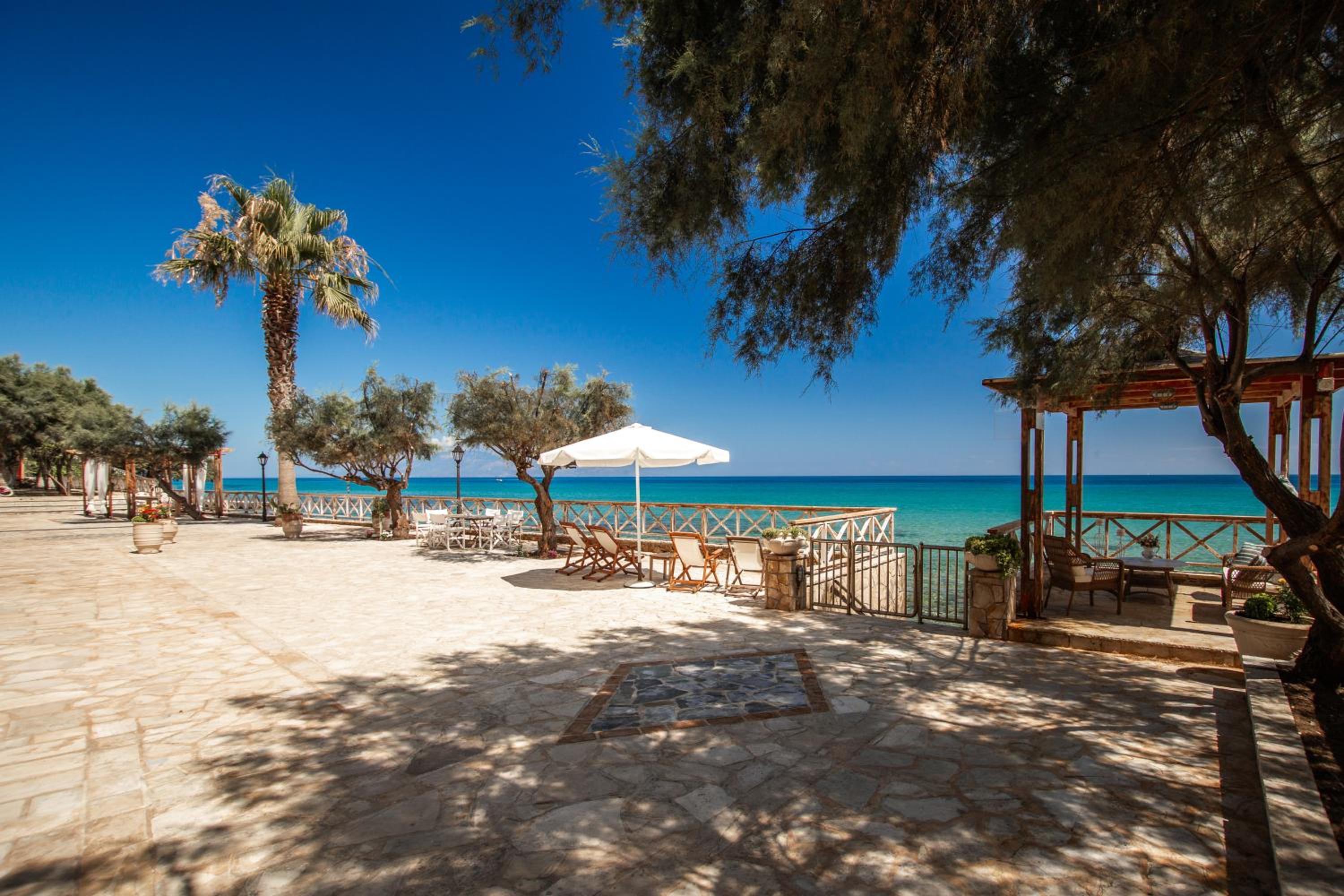 Luxury Beachfront Villa Margarita with Private Beach, Pool & Jacuzzi in Zakynthos