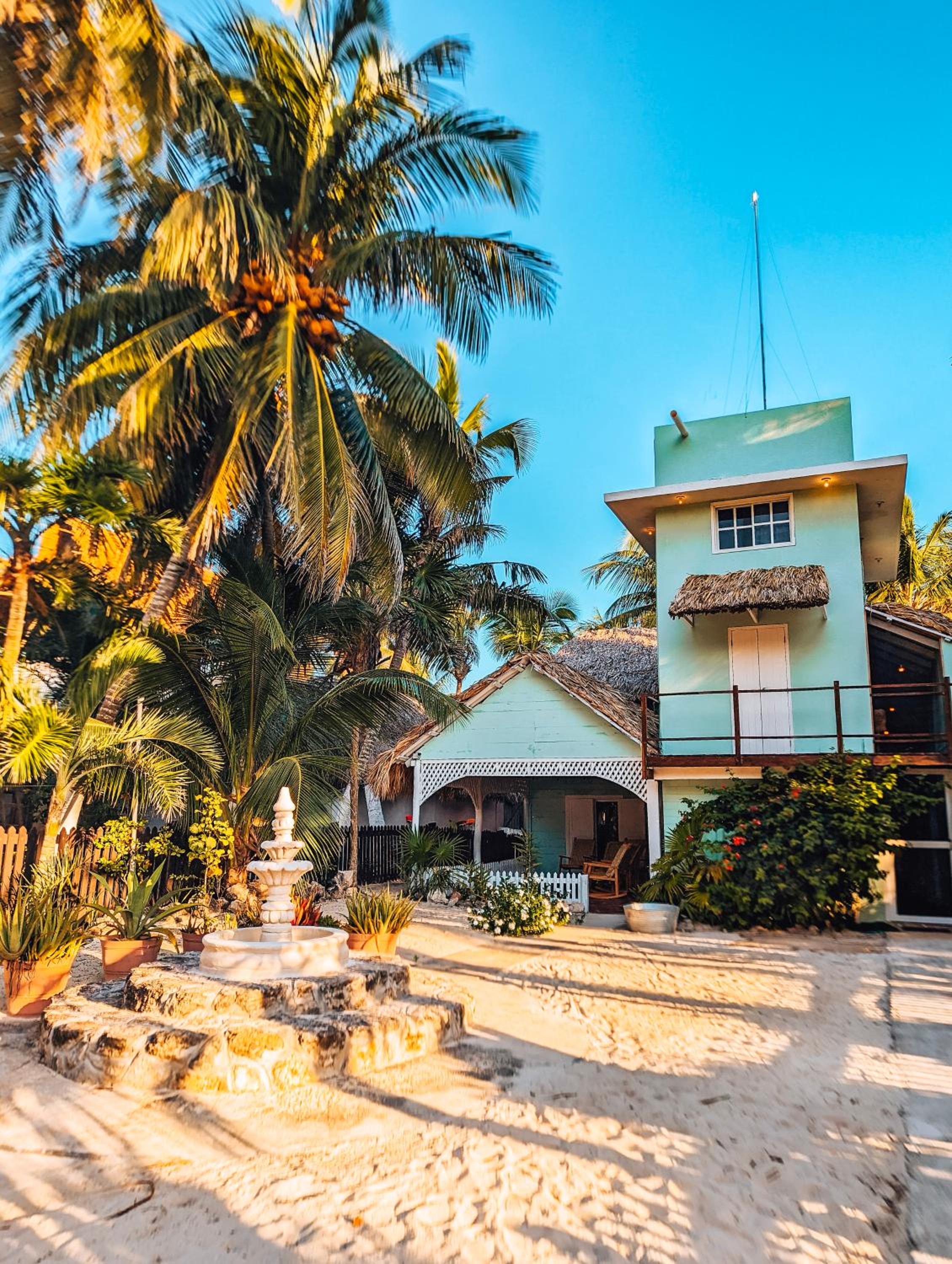 Utopia Guesthouse & Yoga Studio beachfront home view 2