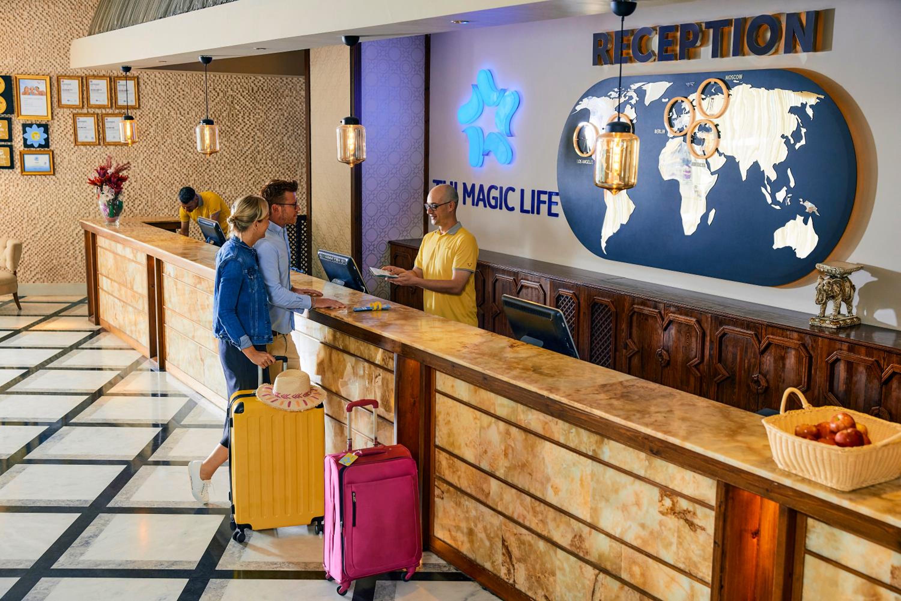 hotel reception