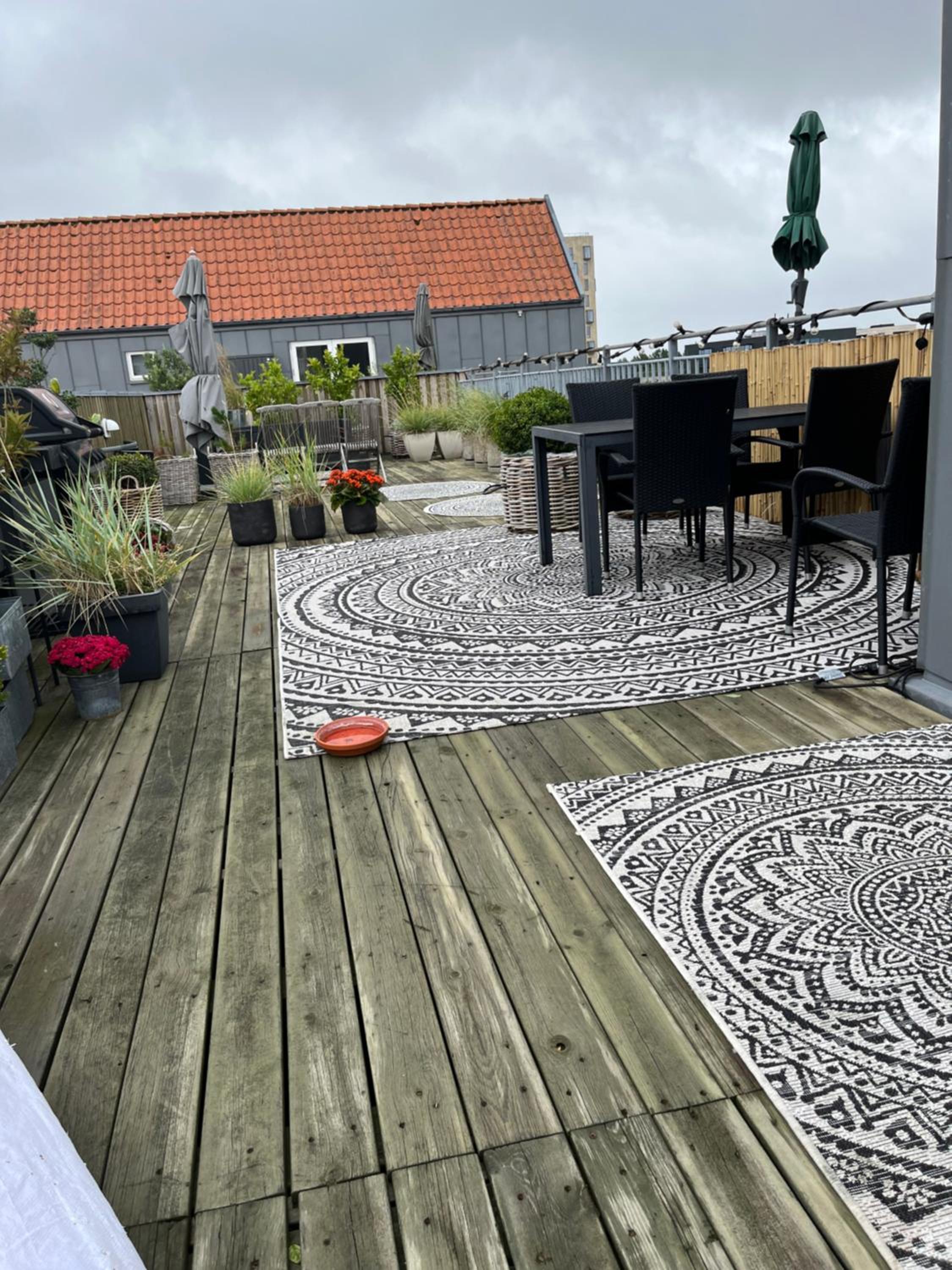 Skøn centralt beliggende lejlighed m.tagterrasse