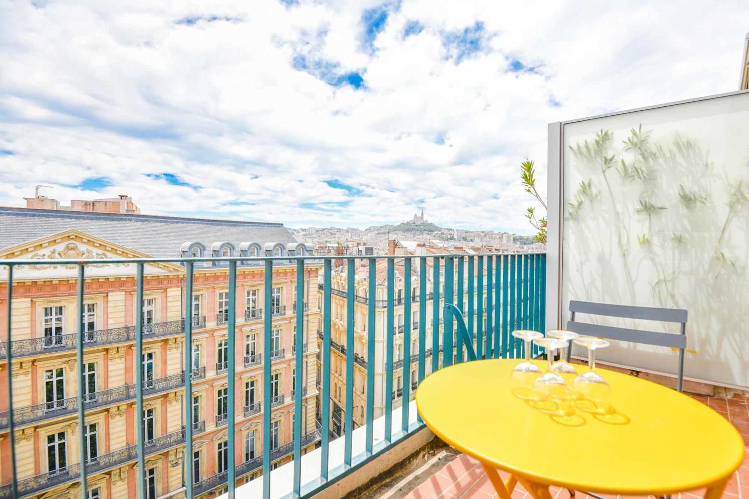 La Canebière - Appart 2 chambres avec terrasse