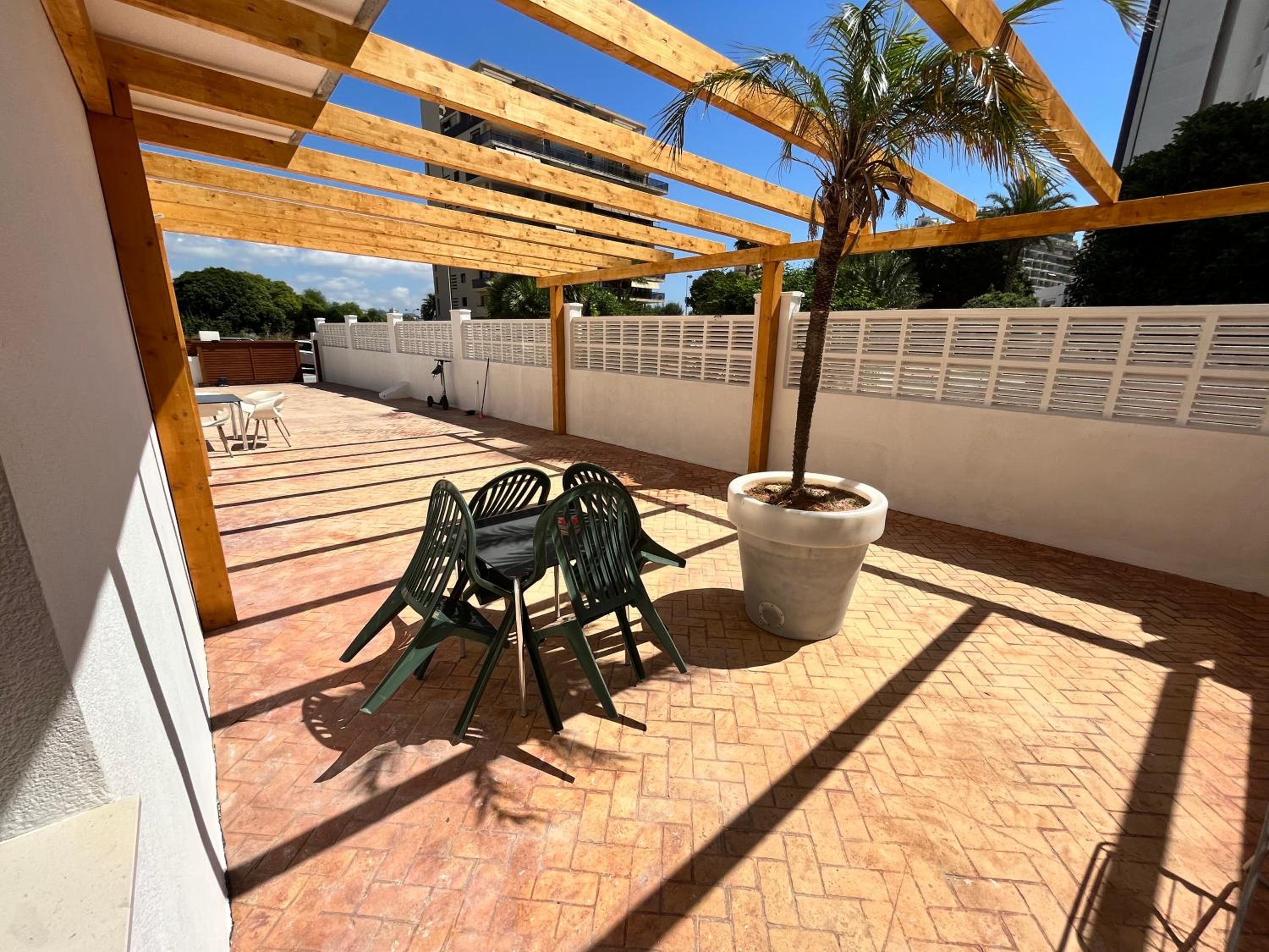 Calpe apartamento lujoso bajo terasa piscina aire cerca playa pueblo