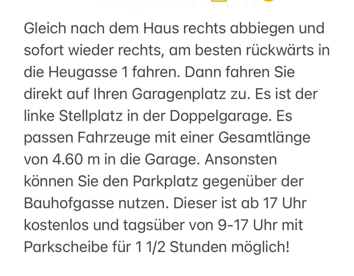 Trendy Appartement im Zentrum von Nördlingen 50 qm