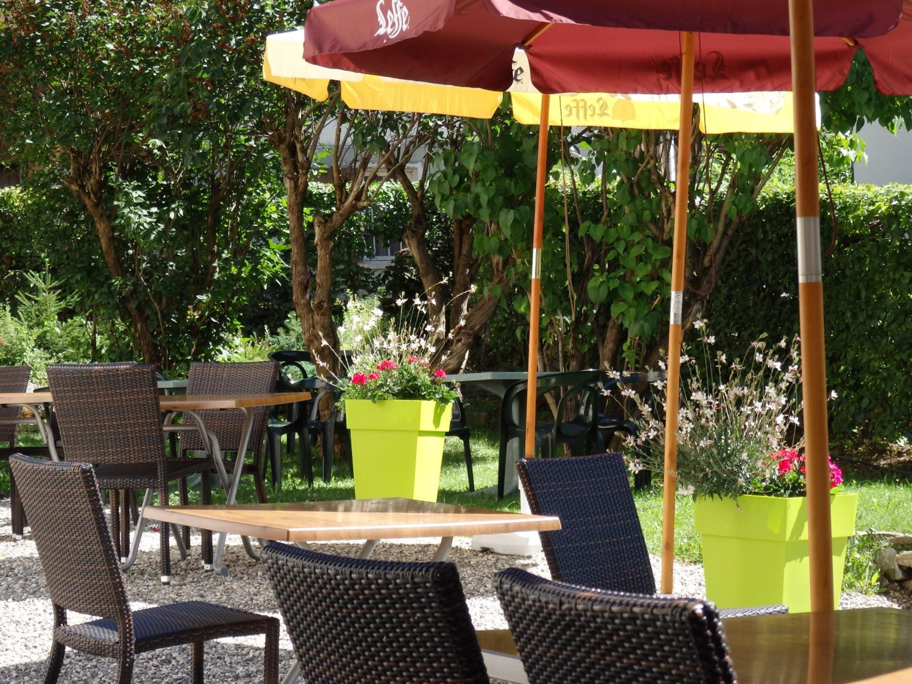 outdoor BBQ area