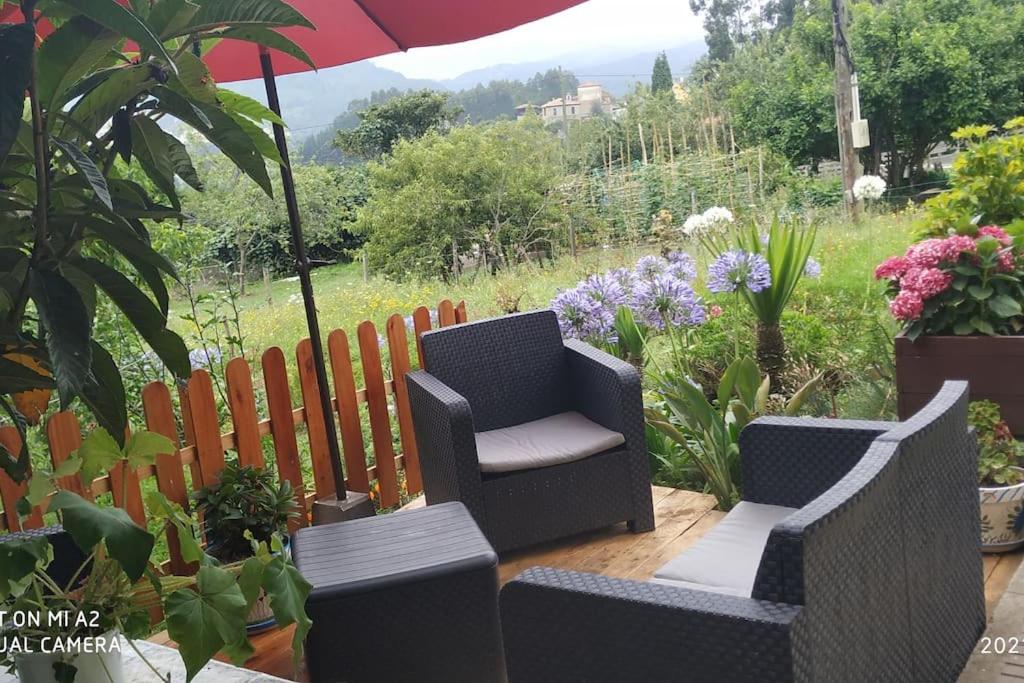 Apartamento abuhardillado en pueblo asturiano