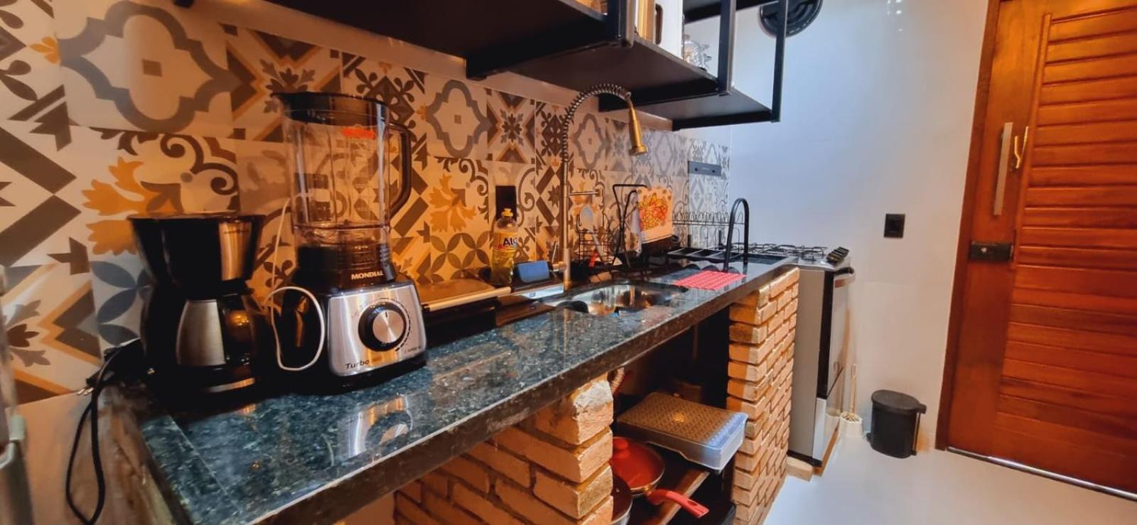 Flats-Pousada Três Milagres-Apartamentos completos em São Miguel dos Milagres-Centro-Primeiro conjunto antes da praia, 200m somente- com café opcional, bic