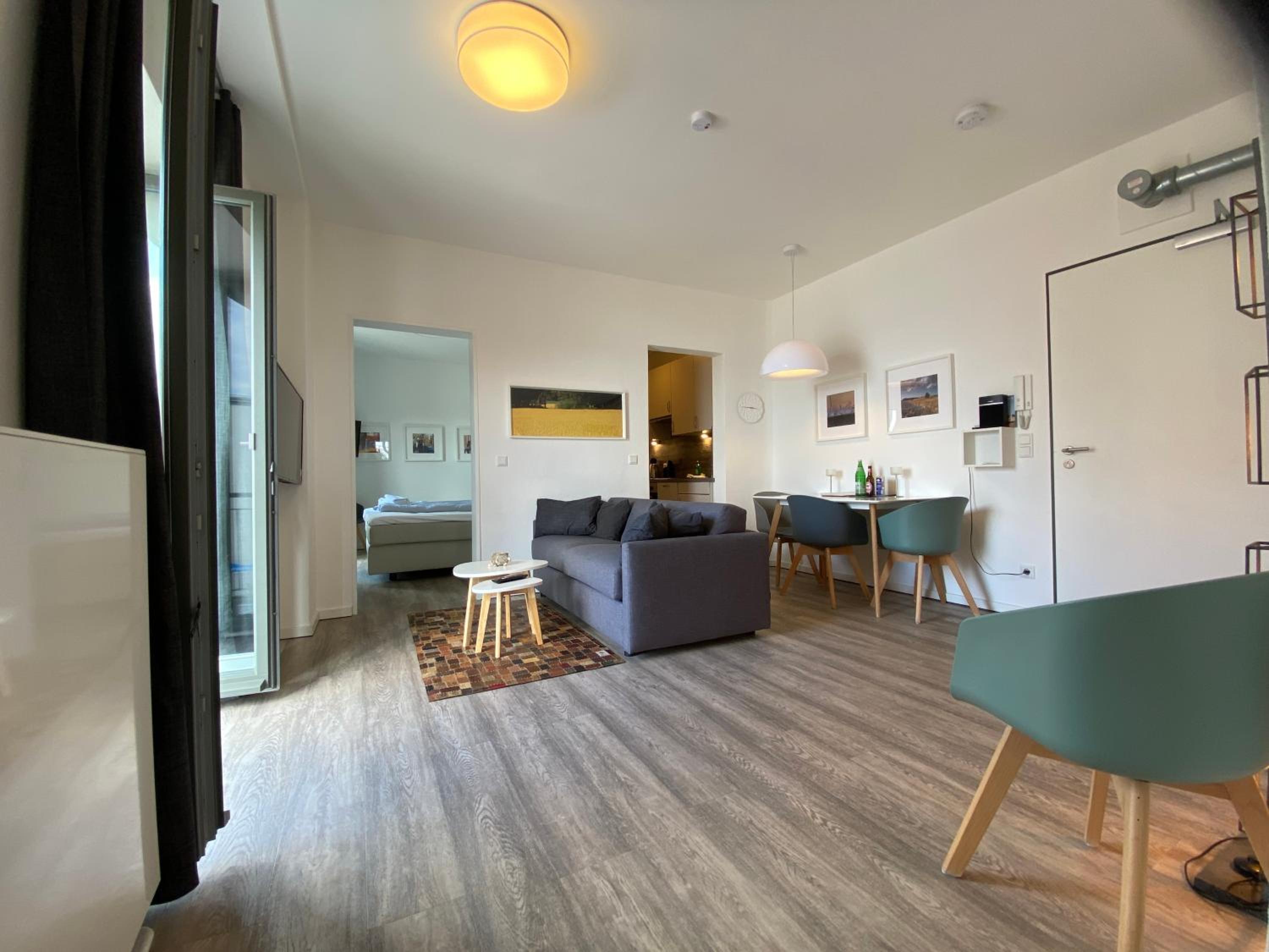 Meerblick, Balkon und private Sauna im historischen Getreidespeicher
