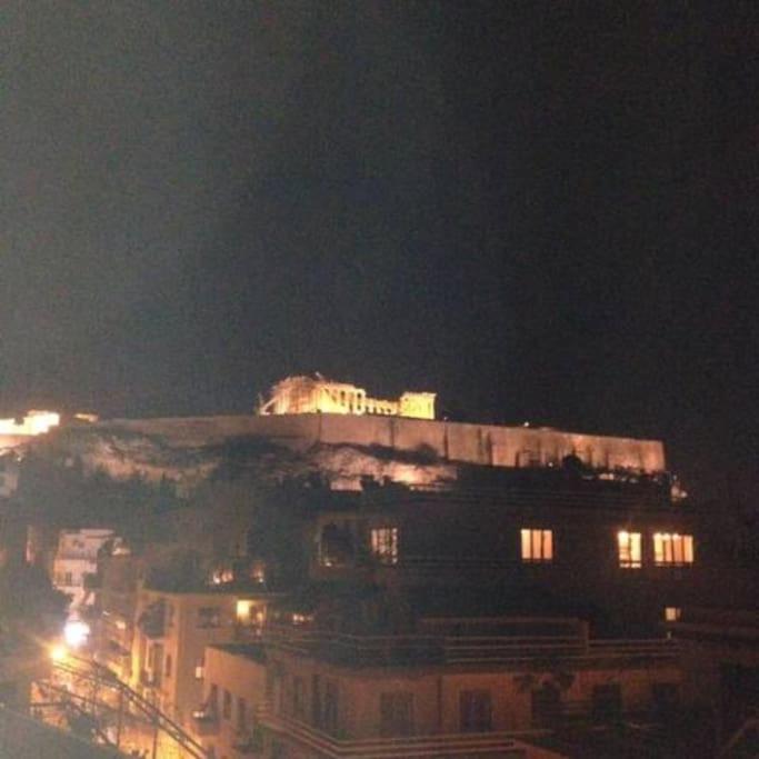 Acropolis Area Flat with Parthenon Views