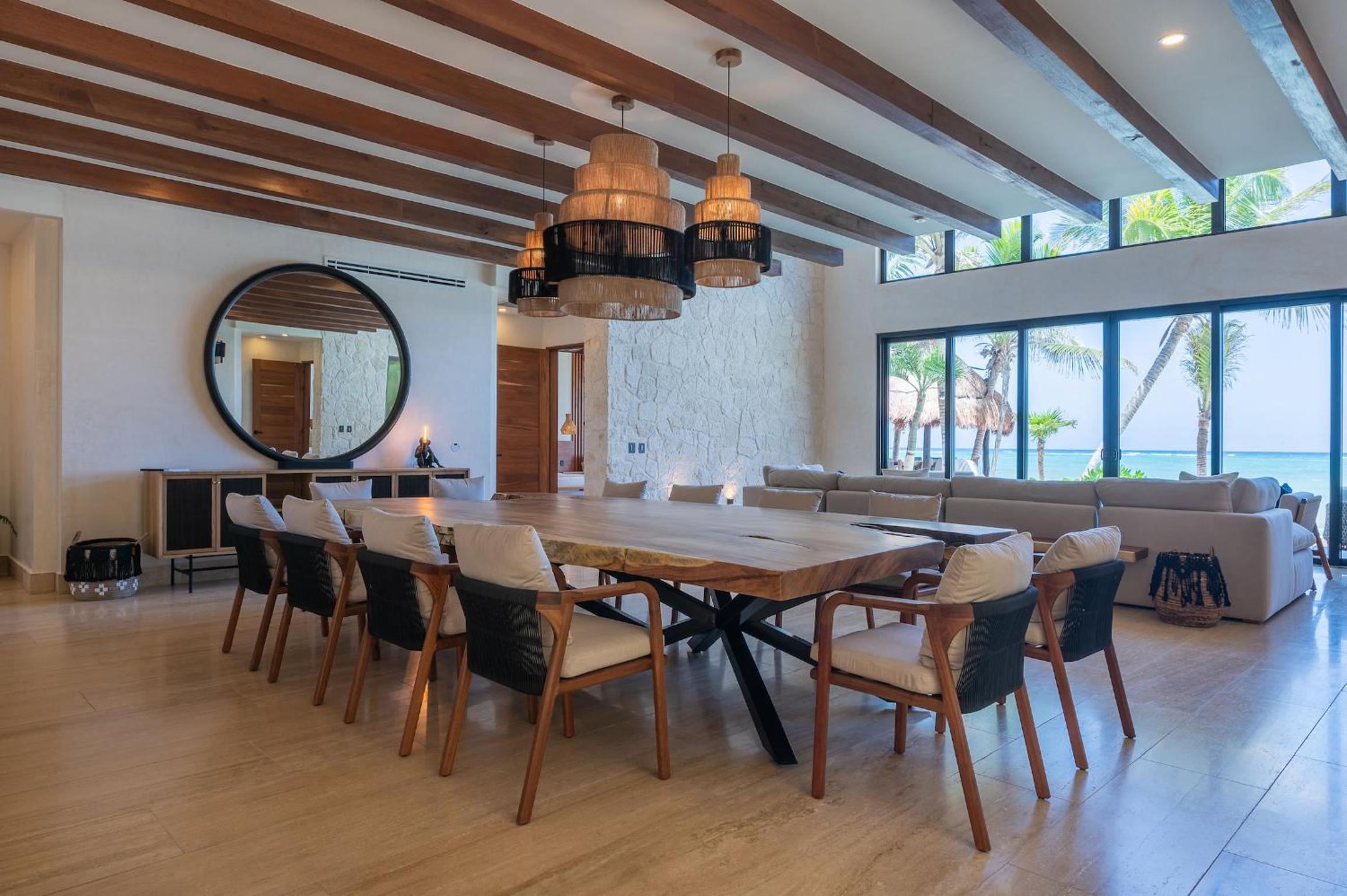 Villa TuluMar Beachfront Luxury Villa- full service