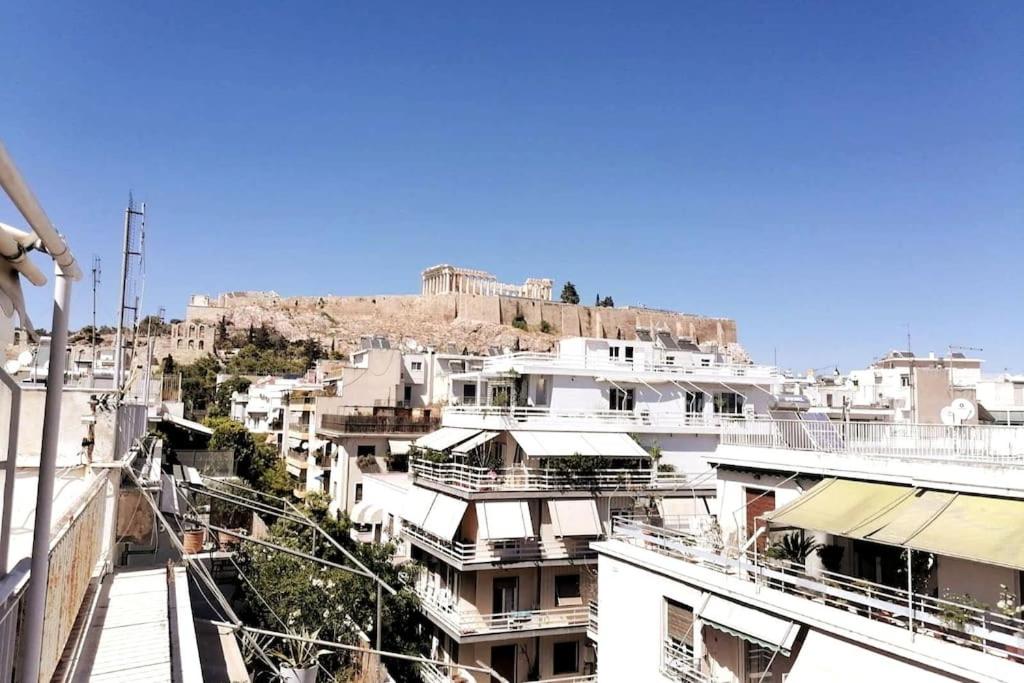 Acropolis Area Flat with Parthenon Views