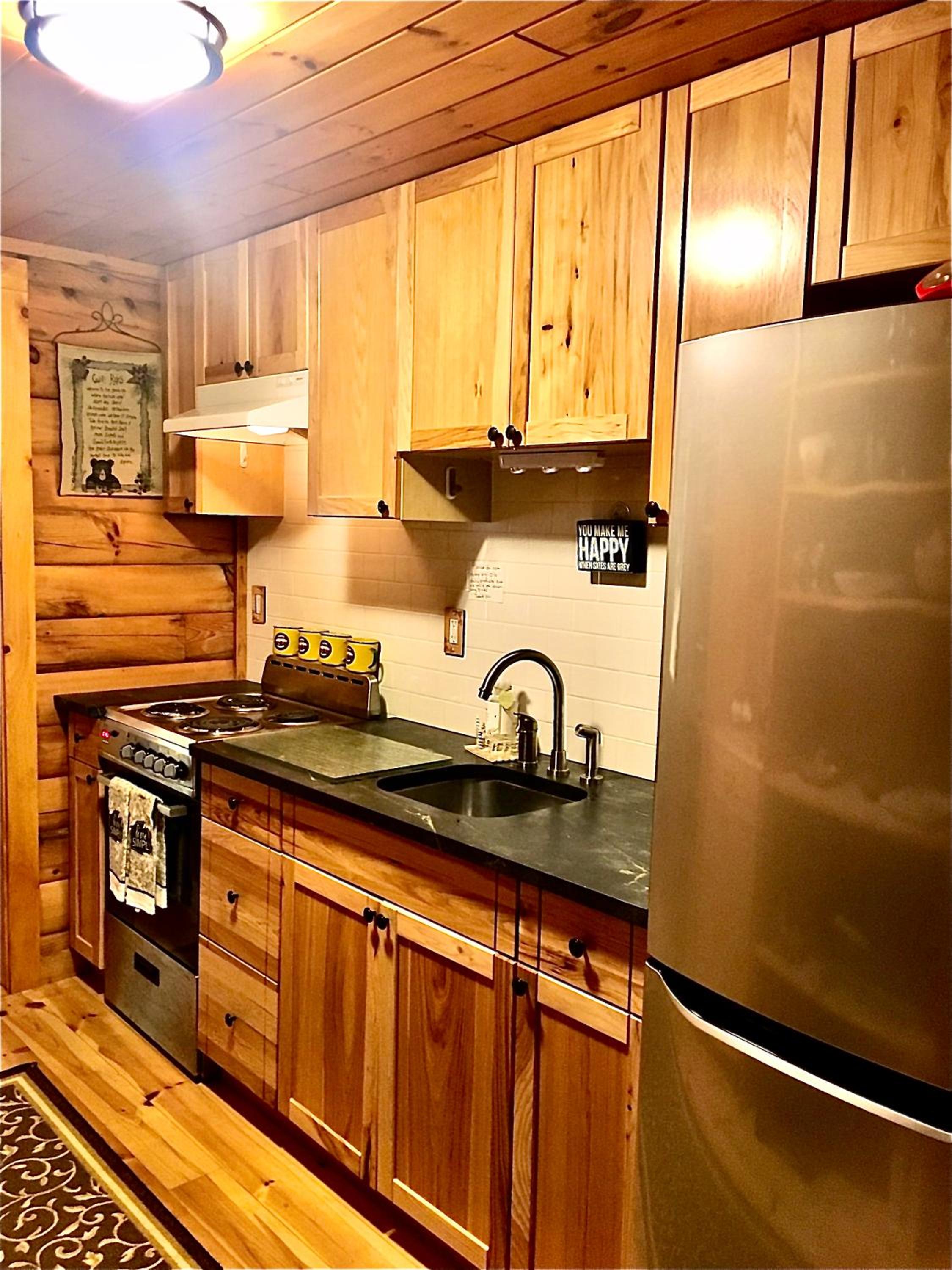 Mountain-Top-Hideaway Stay in a log cabin on a private rd! Swim, hike, explore a true mountain experience