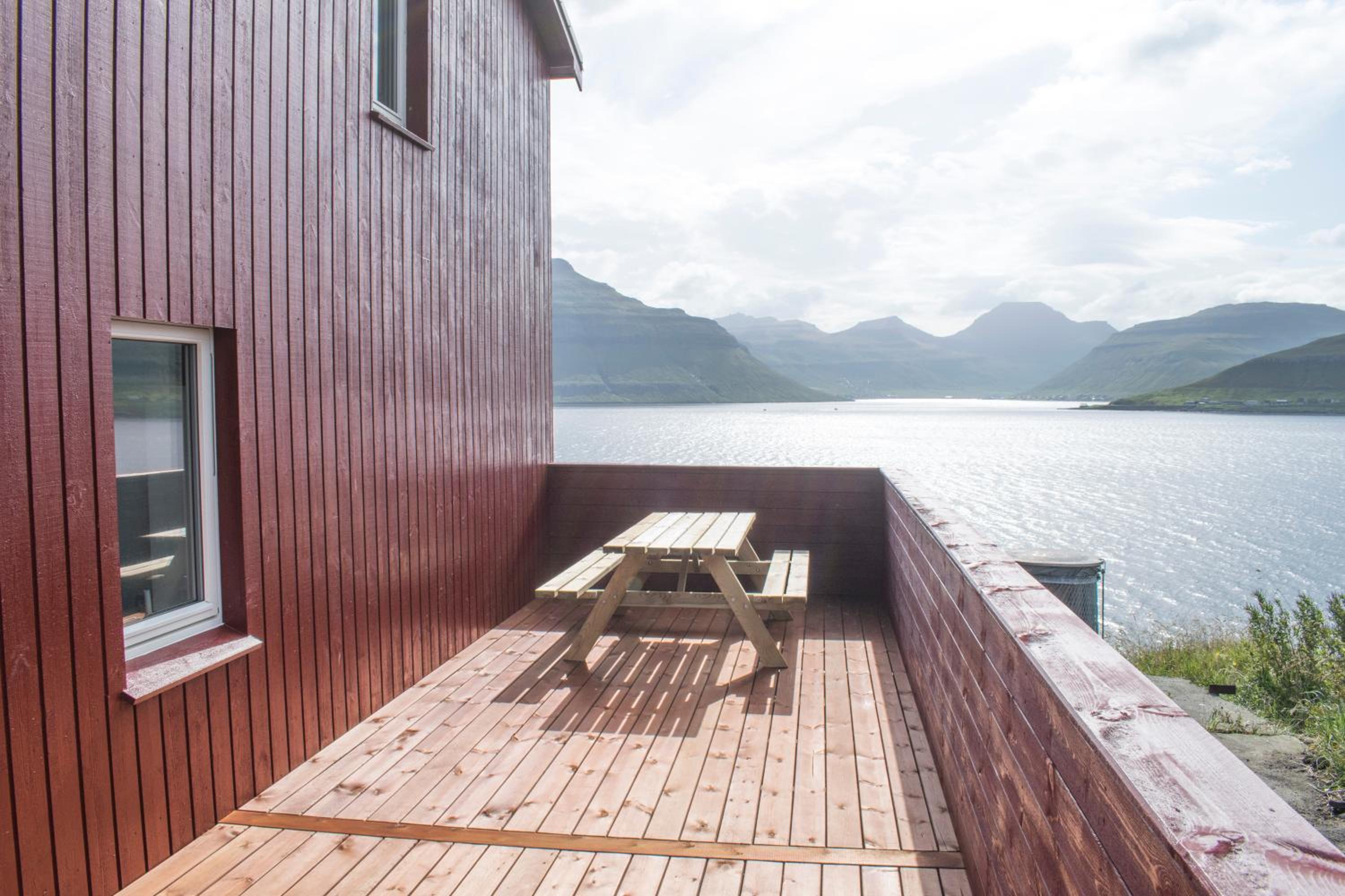 The Cozy red house with Amazing sea view view 3