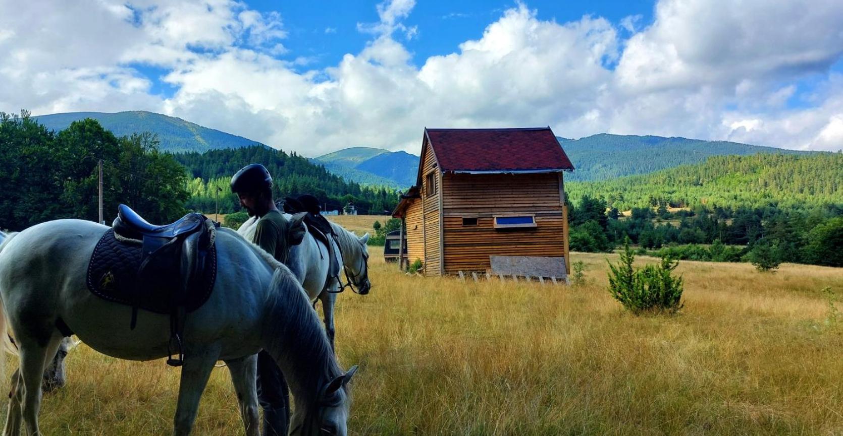 Unique off-grid cabin in raw nature: Bucephalus