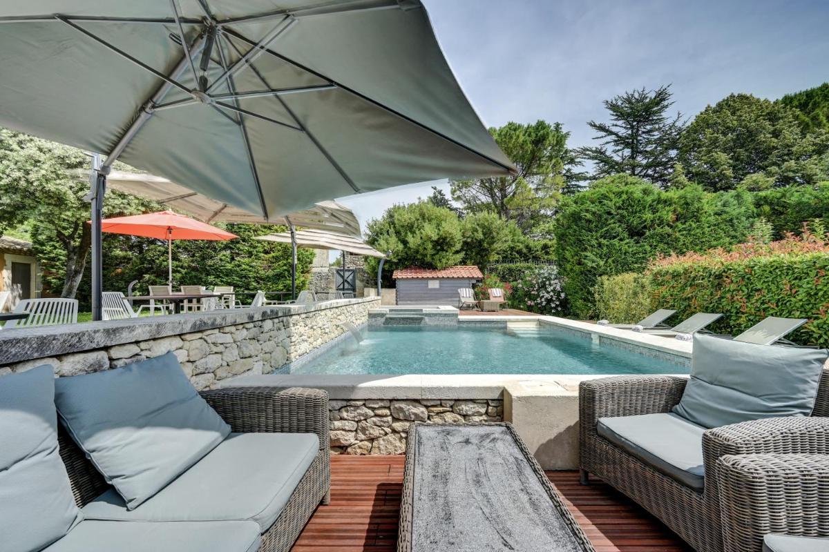 outdoor BBQ area
