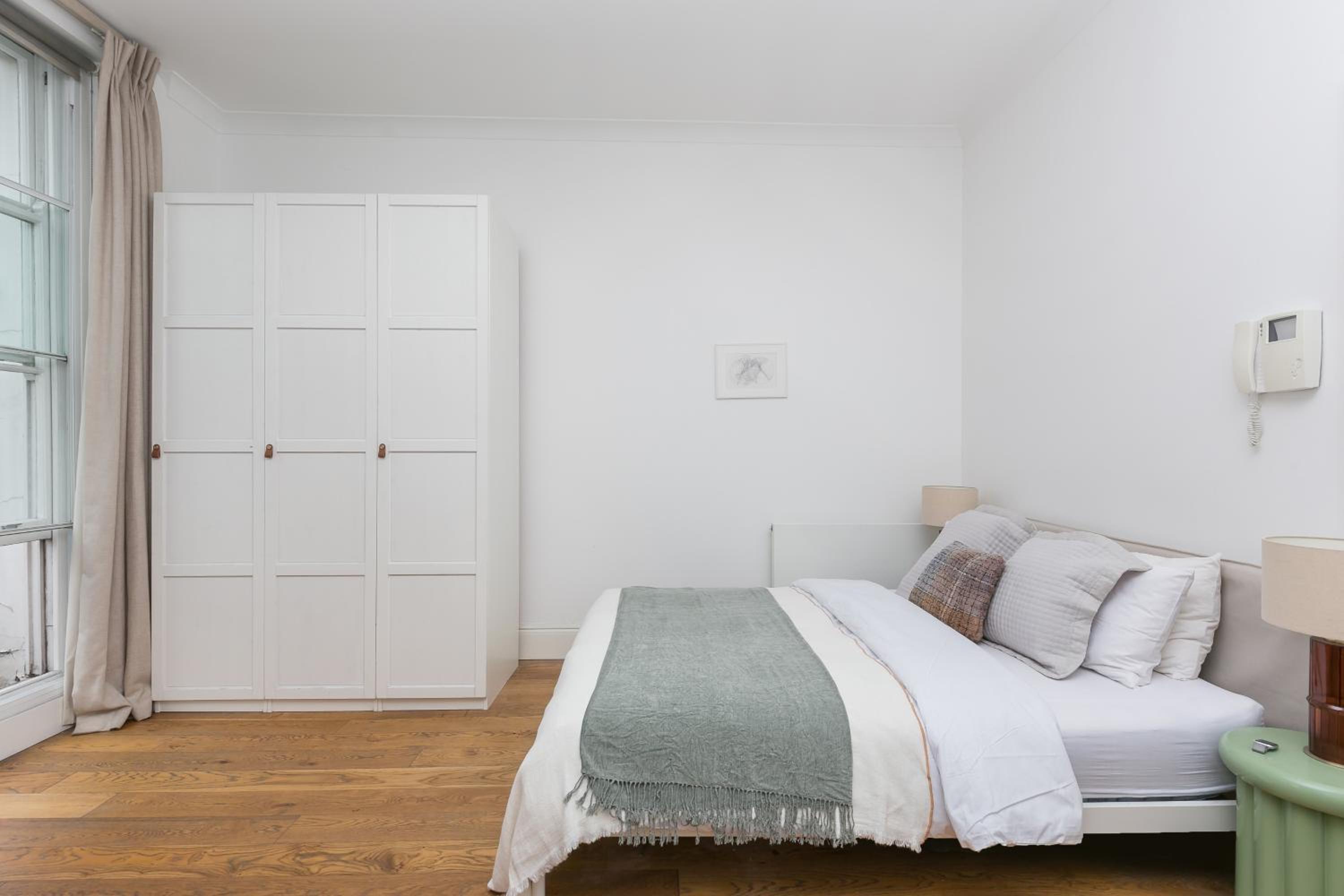 Light filled studio with view of Regents Park