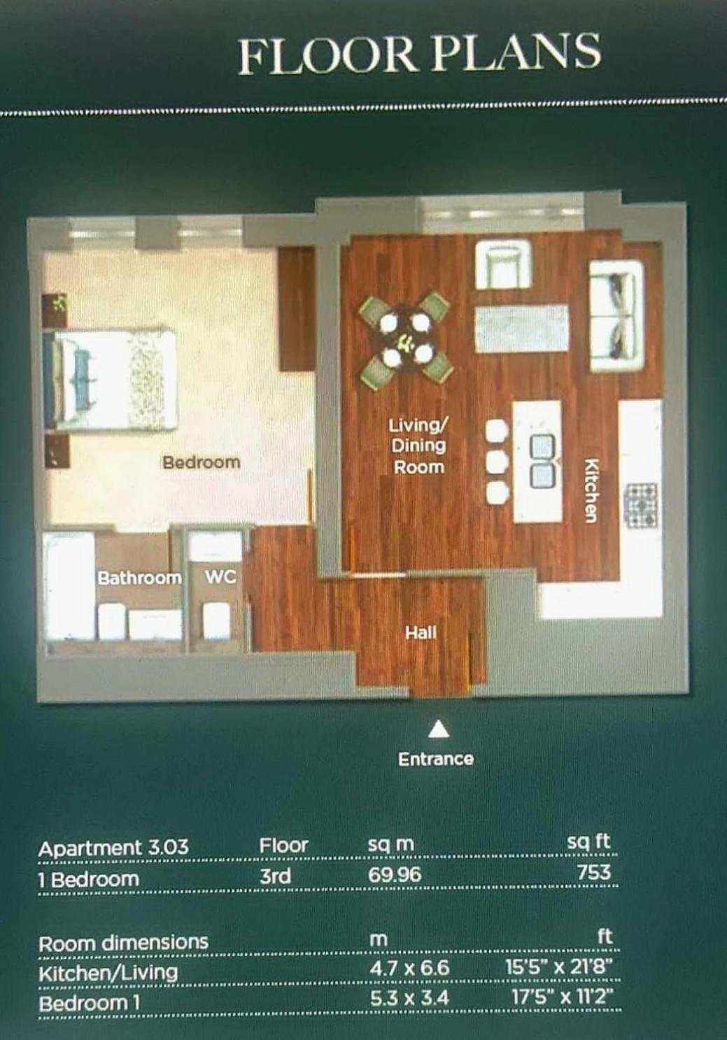 Kensington High Street One Bed with Air Con