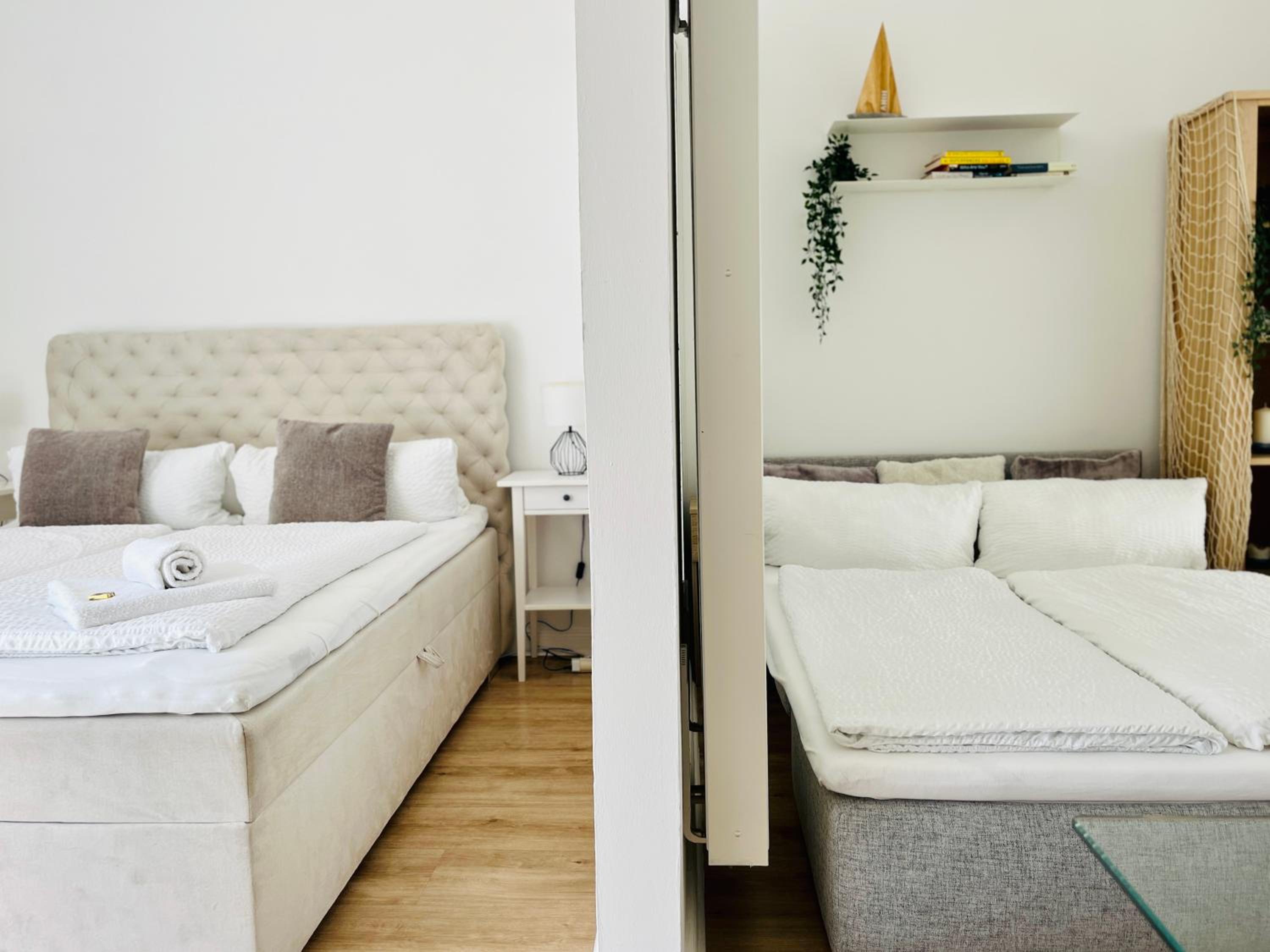 Strand Studio mit Meerblick & Balkon