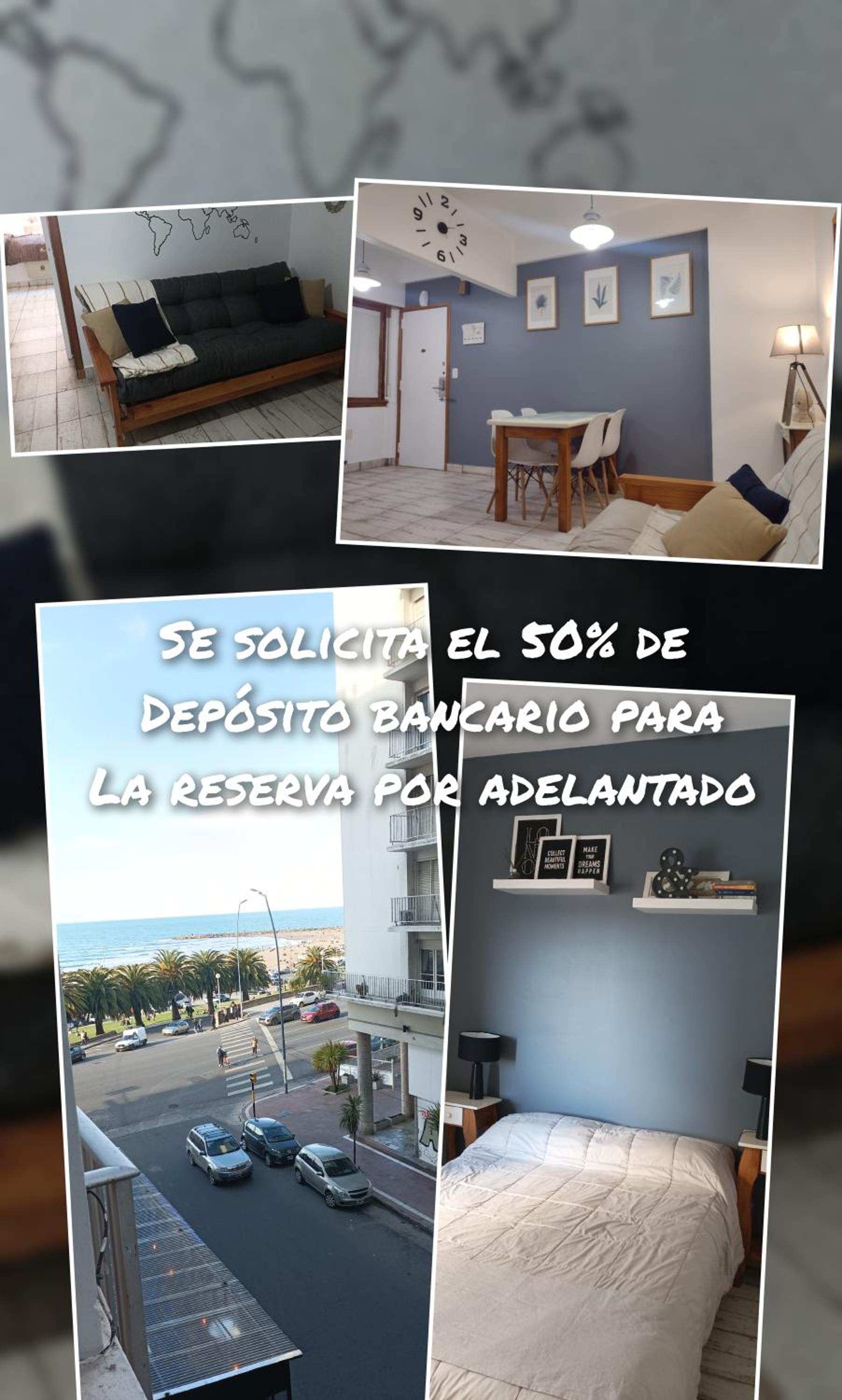 Departamento vista al mar Playa Las Toscas