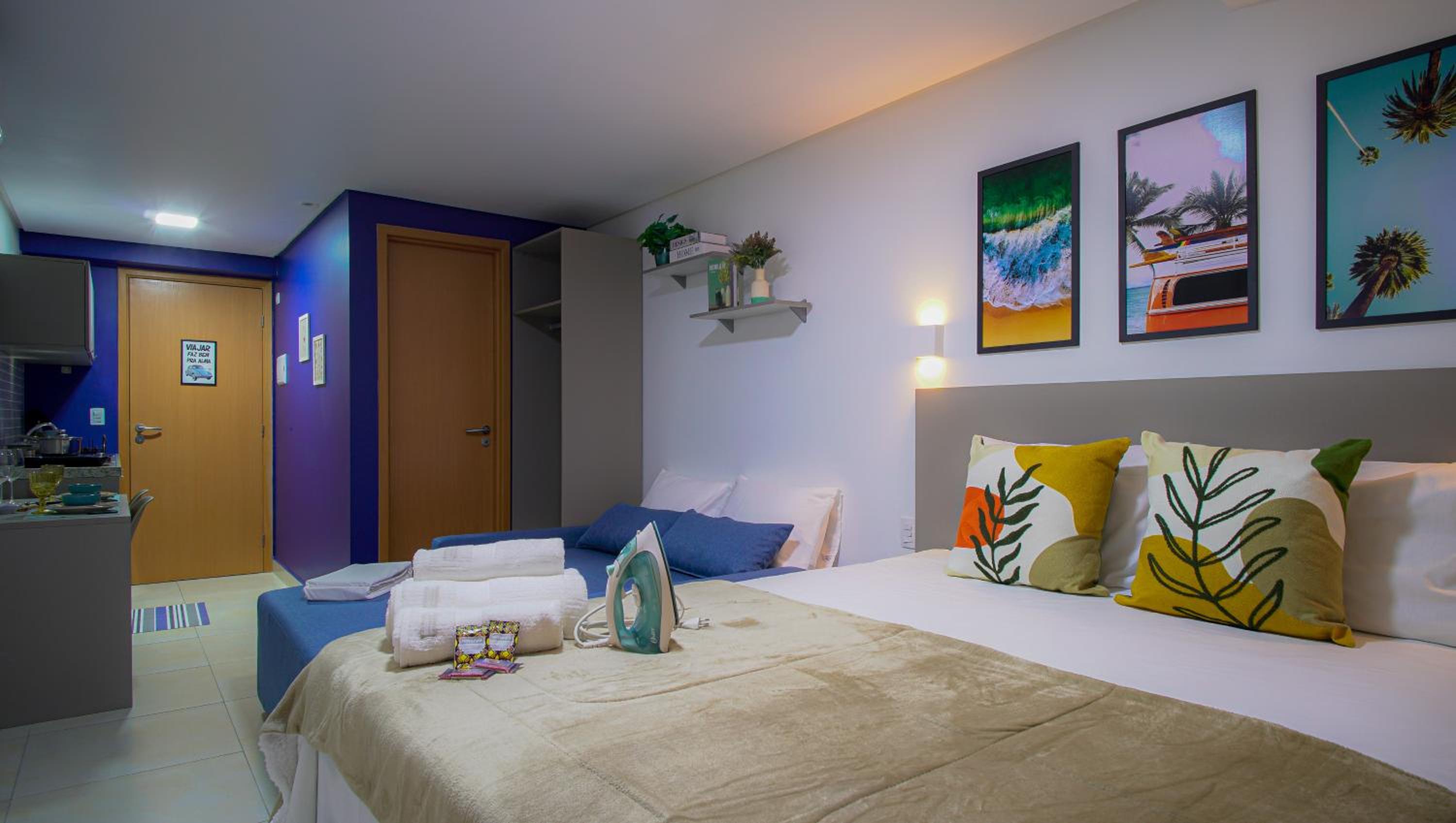 Flat Completo Prox Manaíra Shopping e Praia
